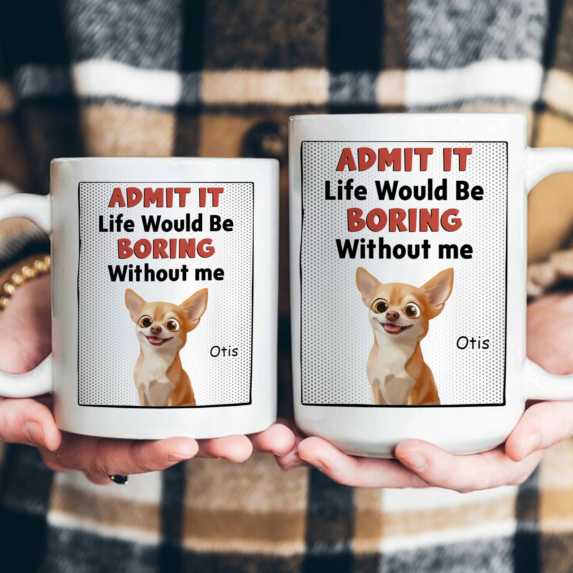 Life Would Be Boring Without Us - Personalized Mug - Image 3