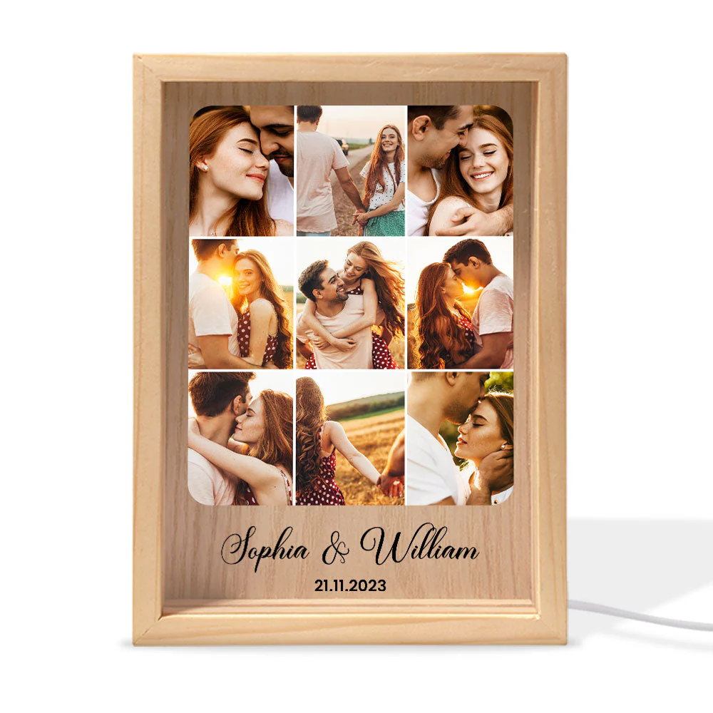 Light Box For Couple Love - Personalized Photo Frame Light Box - Anniversary Gifts For Her, Him - Image 4