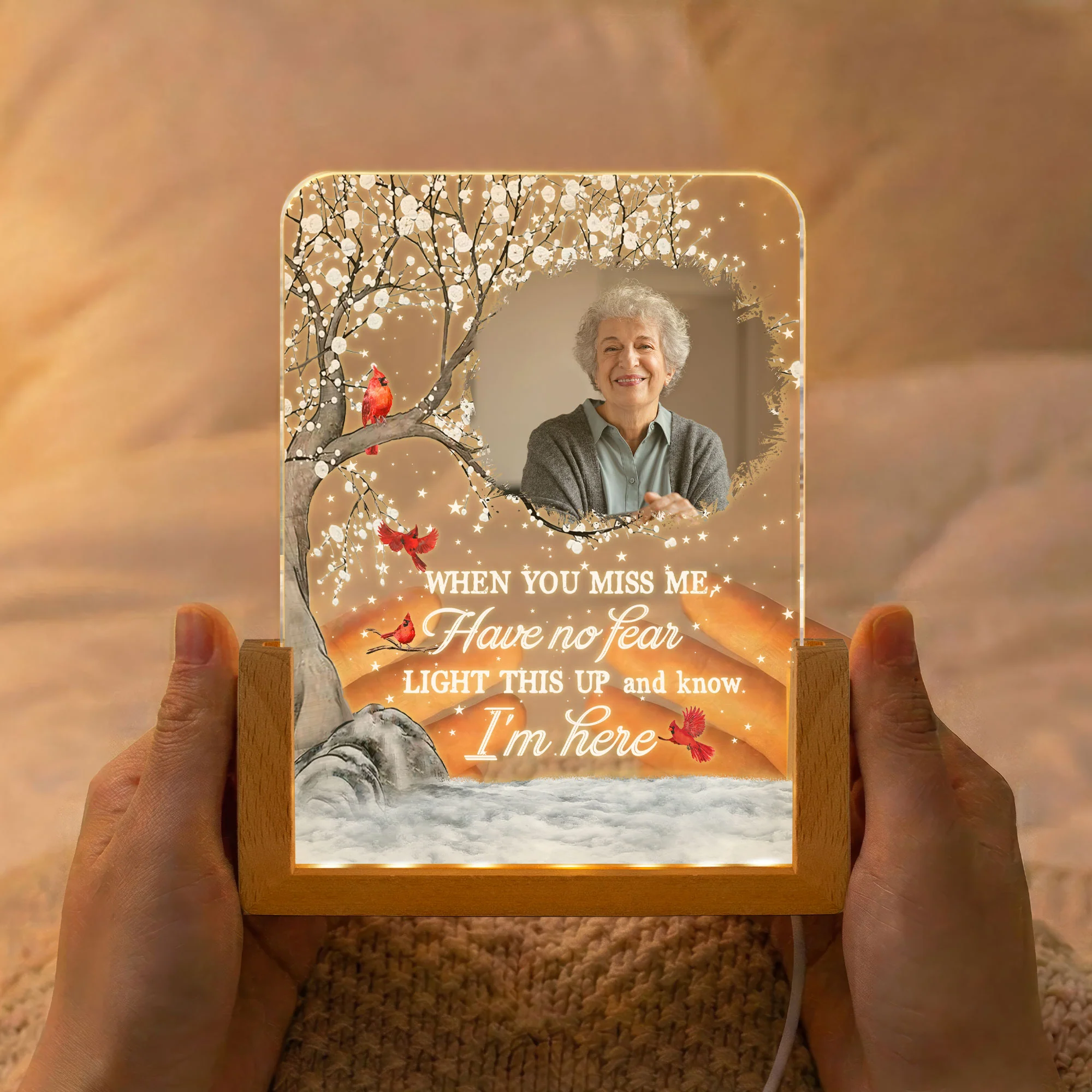 Light This Up I'm Always With You Memorial Gift - Personalized Night Light - Image 2