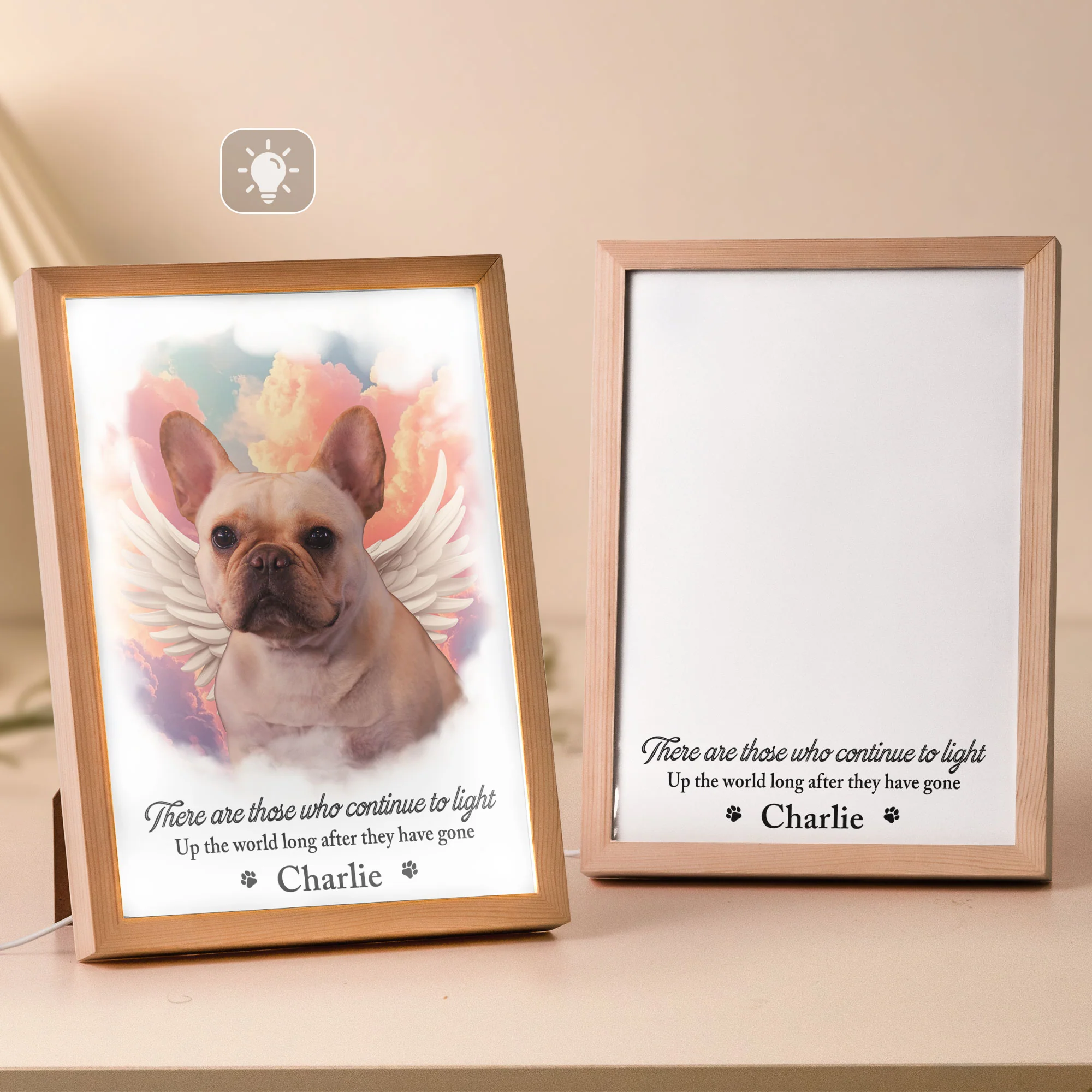 Light Up The World - Personalized Light Up Photo Frame - Image 4
