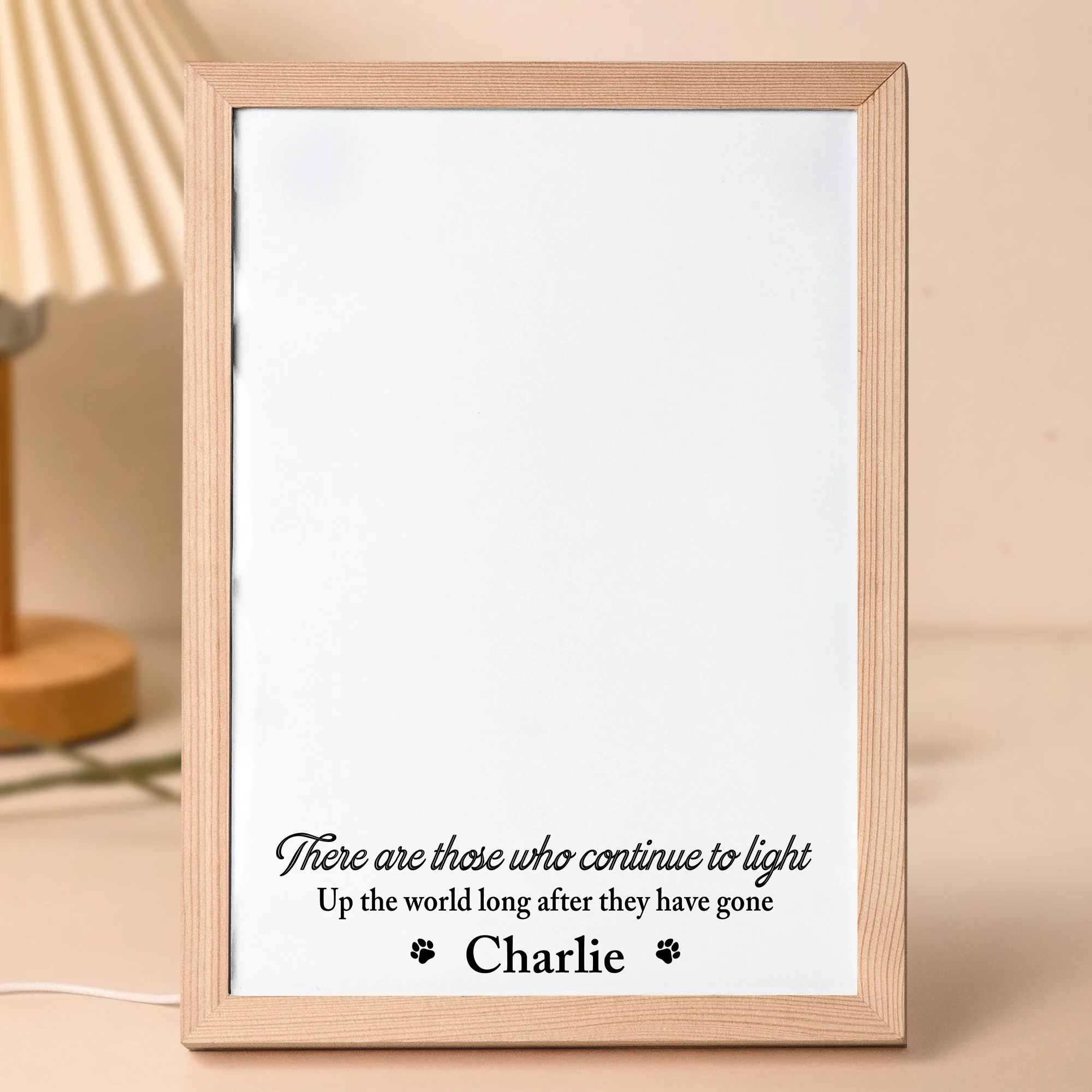 Light Up The World - Personalized Light Up Photo Frame - Image 5