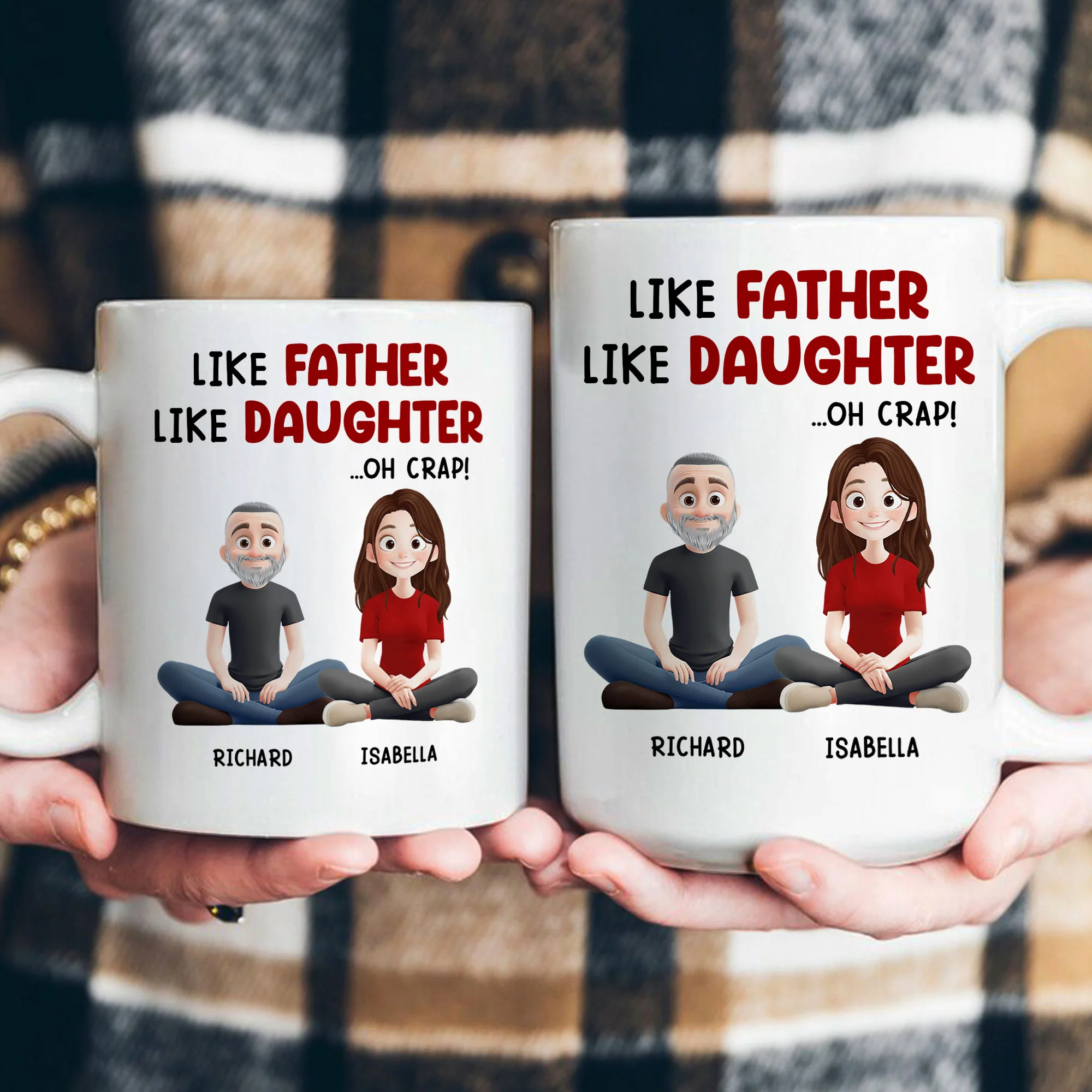 Like Father Like Daughter- Personalized Mug - Image 4
