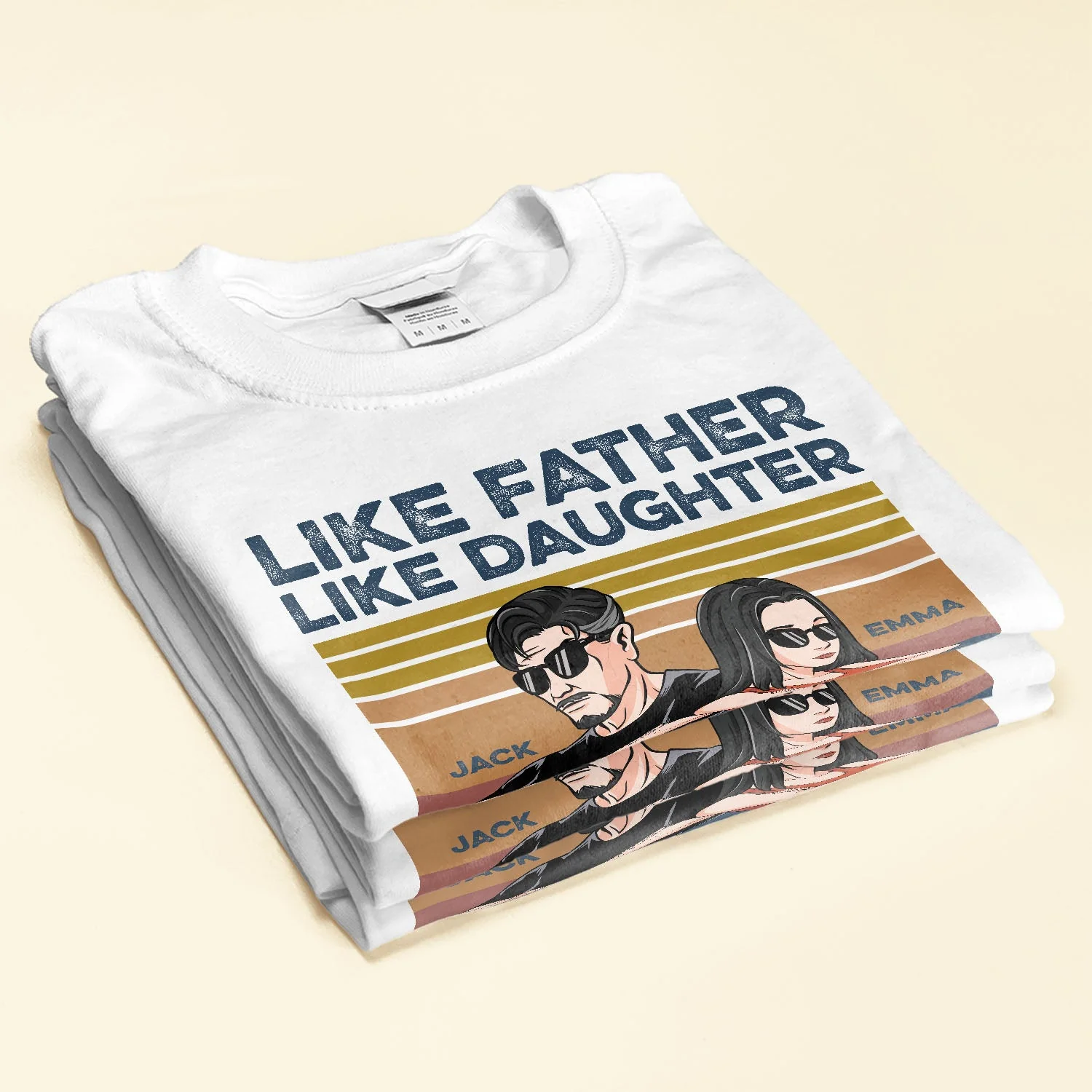 Like Father Like Daughter - Personalized Shirt - Image 3