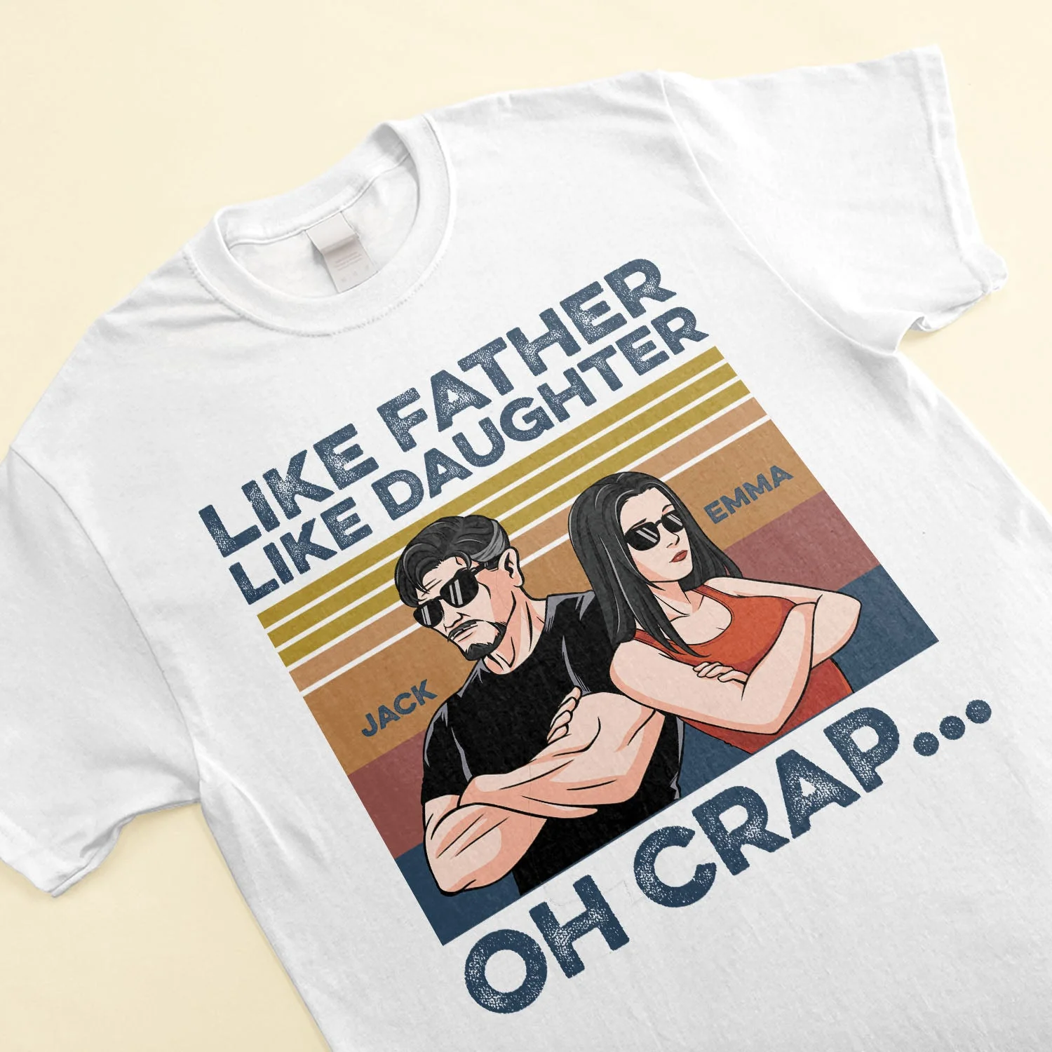 Like Father Like Daughter - Personalized Shirt - Image 4