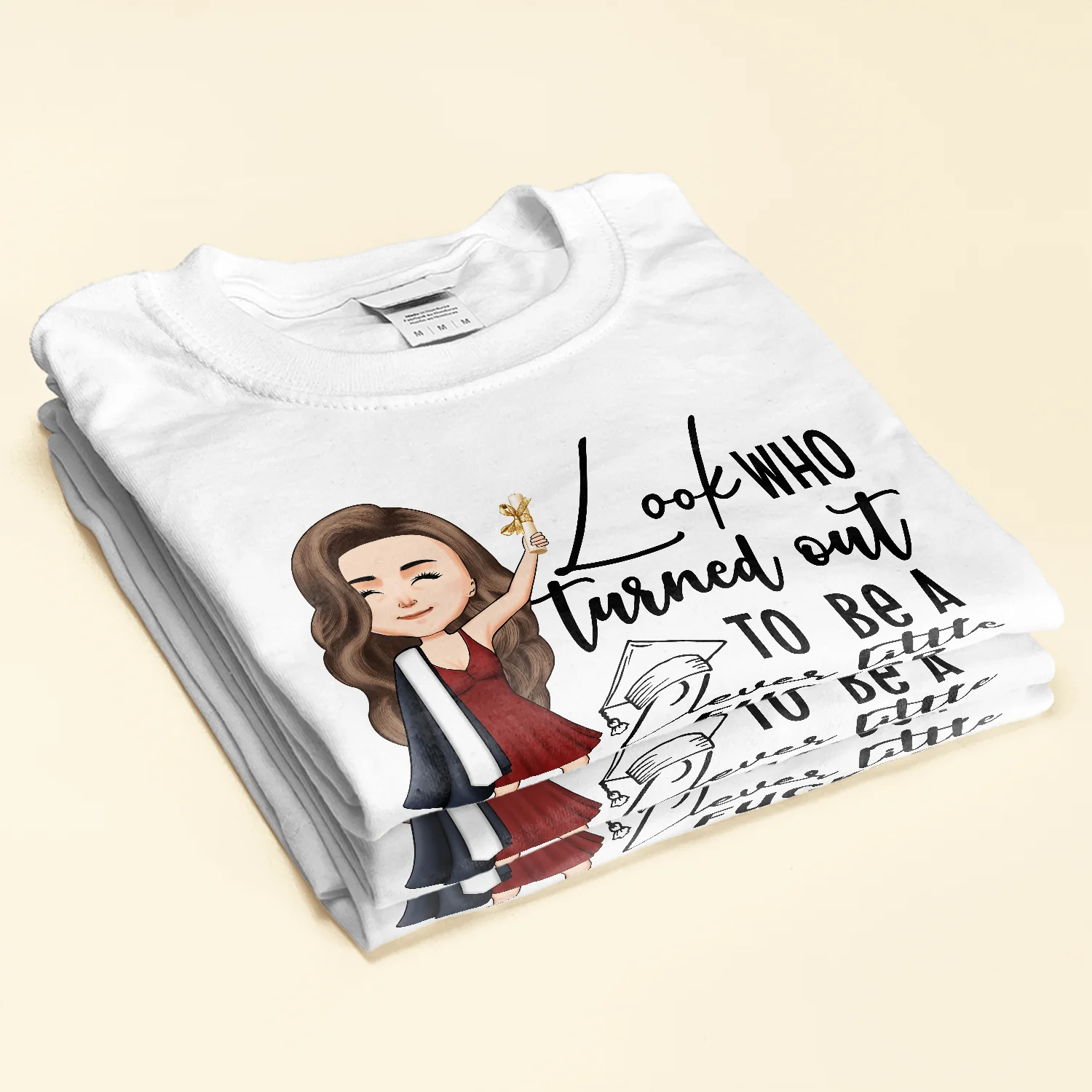 Look Who Turned Out To Be A Clever Little F#cker  - Personalized Shirt - Image 2
