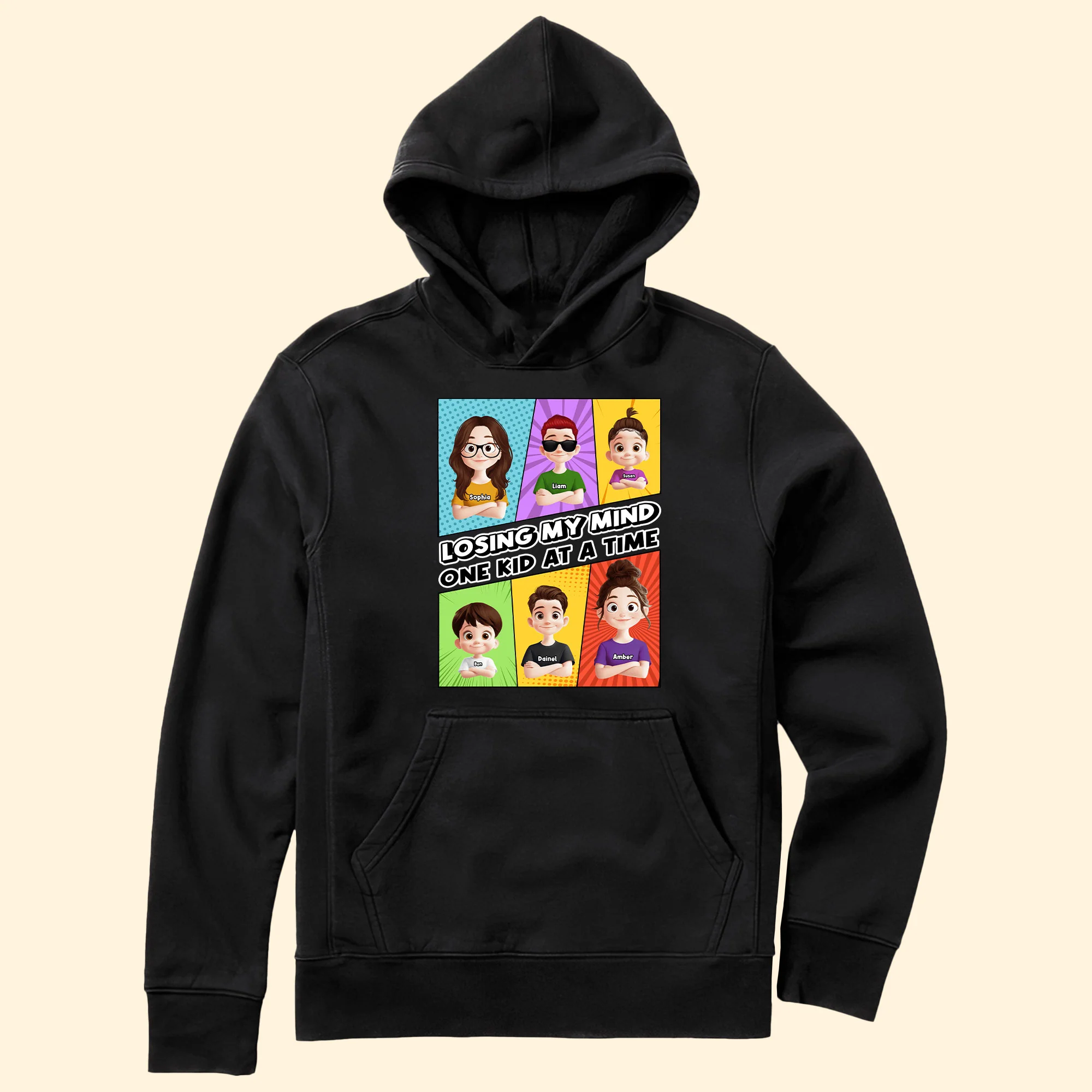 Losing My Mind One Kid At A Time - Personalized Shirt - Image 4