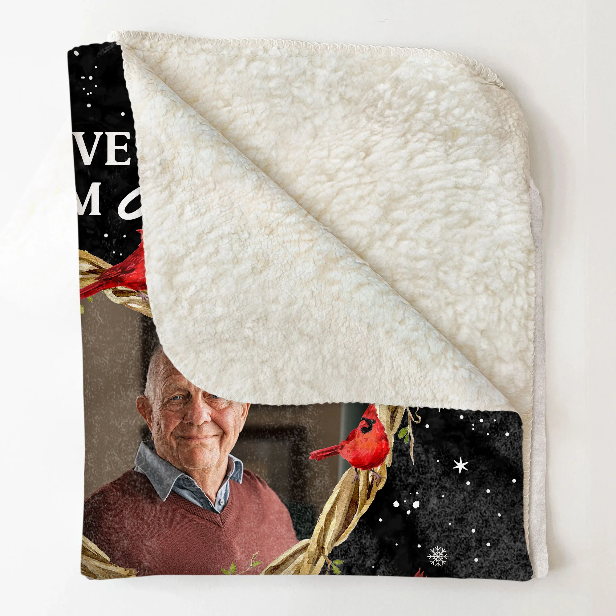 Love From Heaven - Personalized Photo Memorial Blanket - Image 7