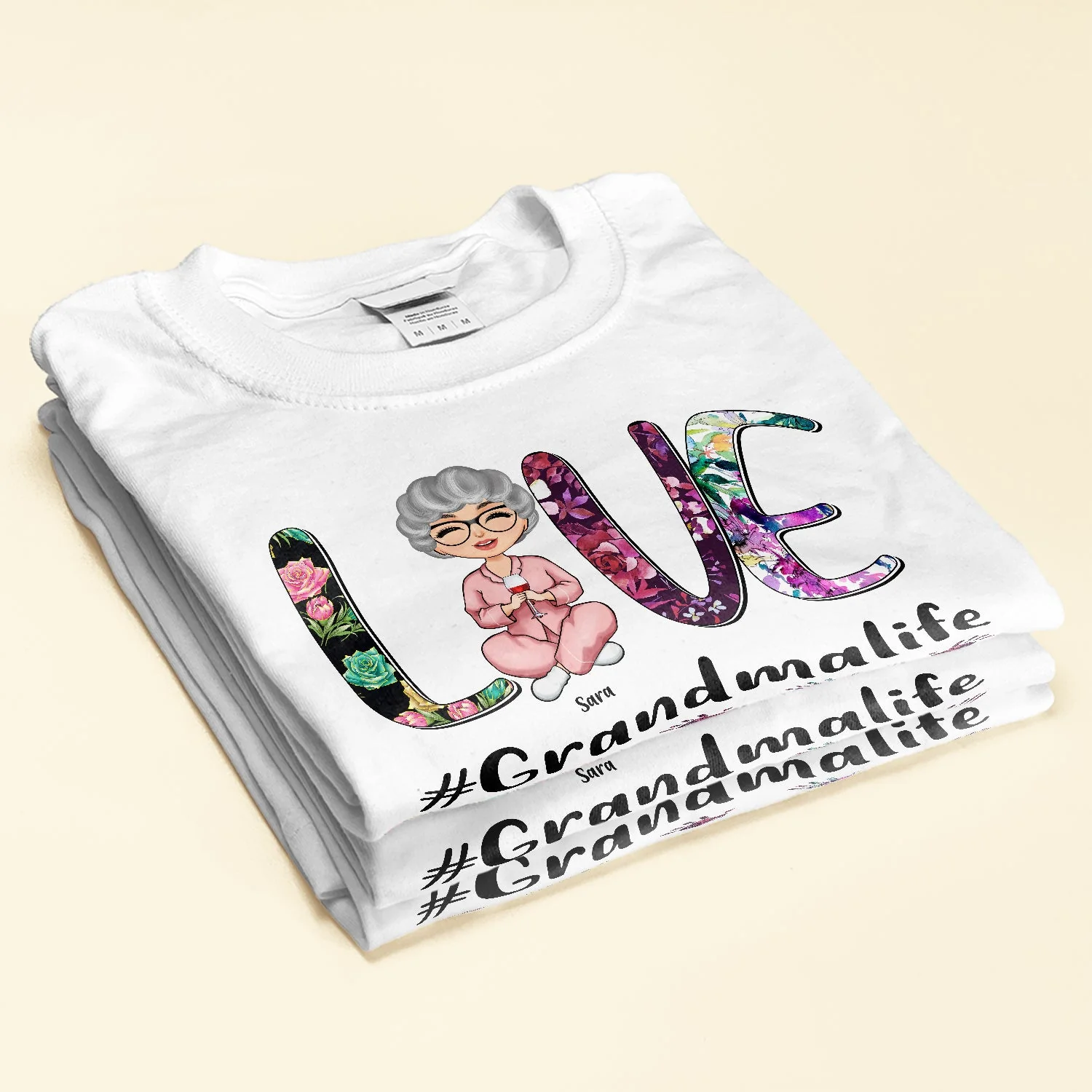 Love Grandma Life - Personalized Shirt - Birthday Mother's Day Gift For Nana, Grandma, Mom - Image 2