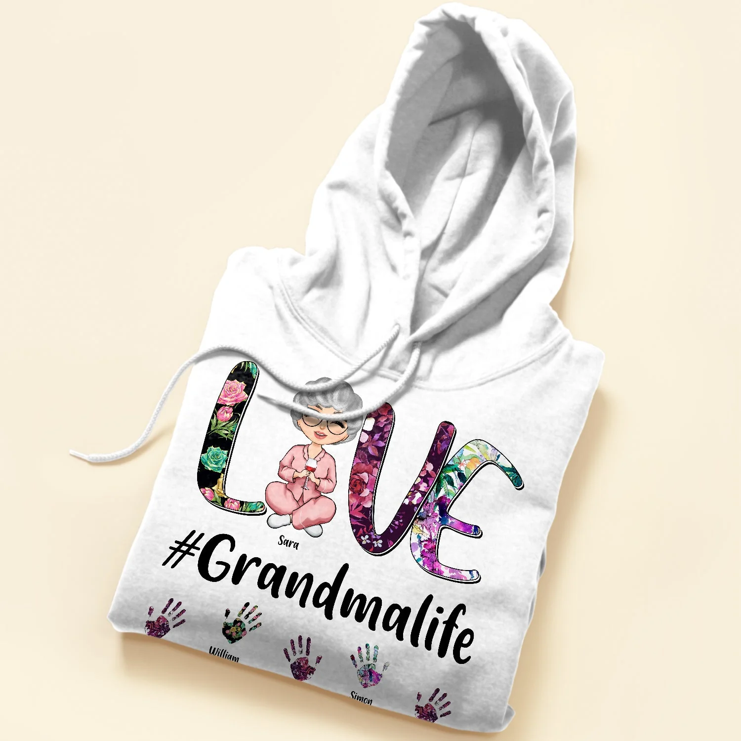 Love Grandma Life - Personalized Shirt - Birthday Mother's Day Gift For Nana, Grandma, Mom - Image 5