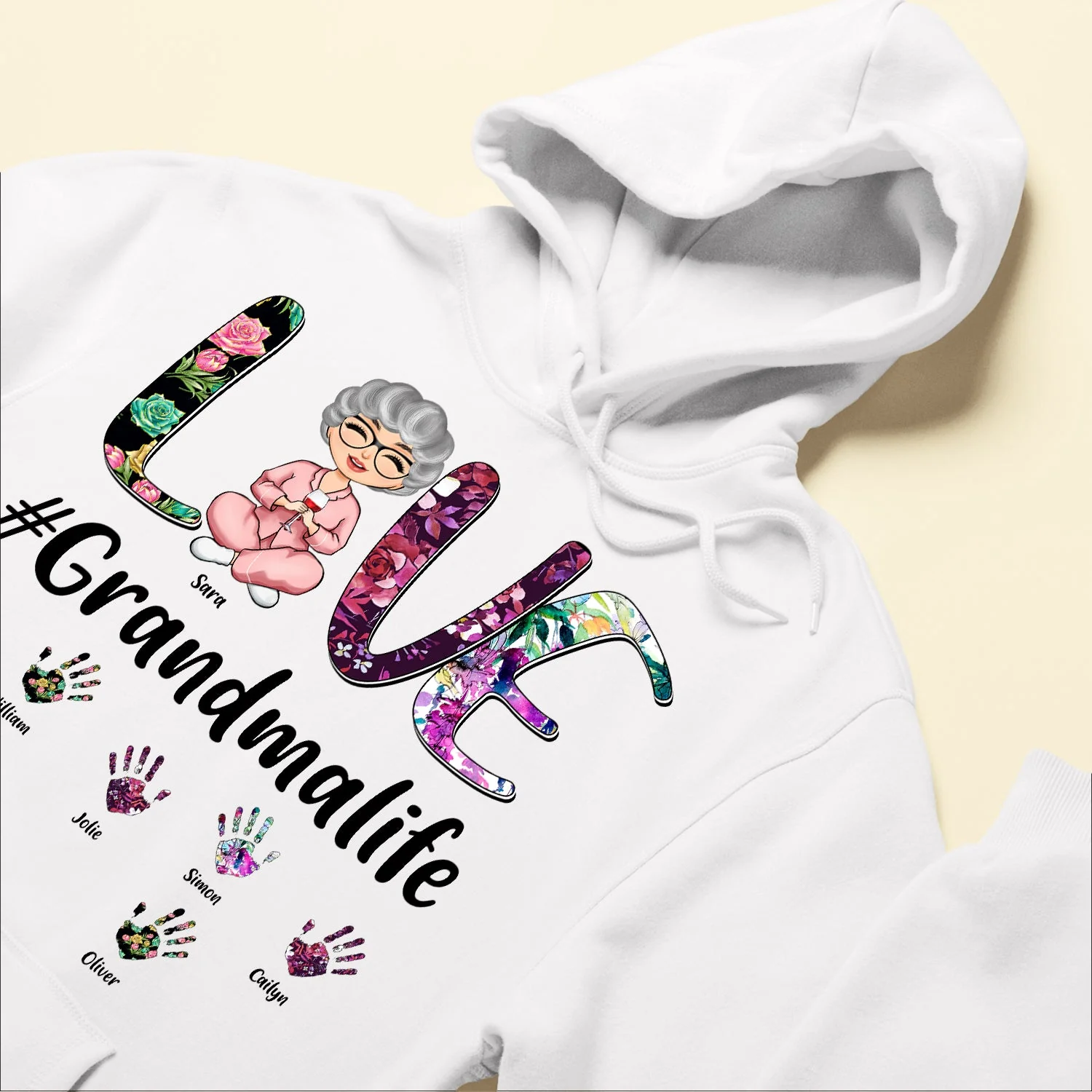 Love Grandma Life - Personalized Shirt - Birthday Mother's Day Gift For Nana, Grandma, Mom - Image 6