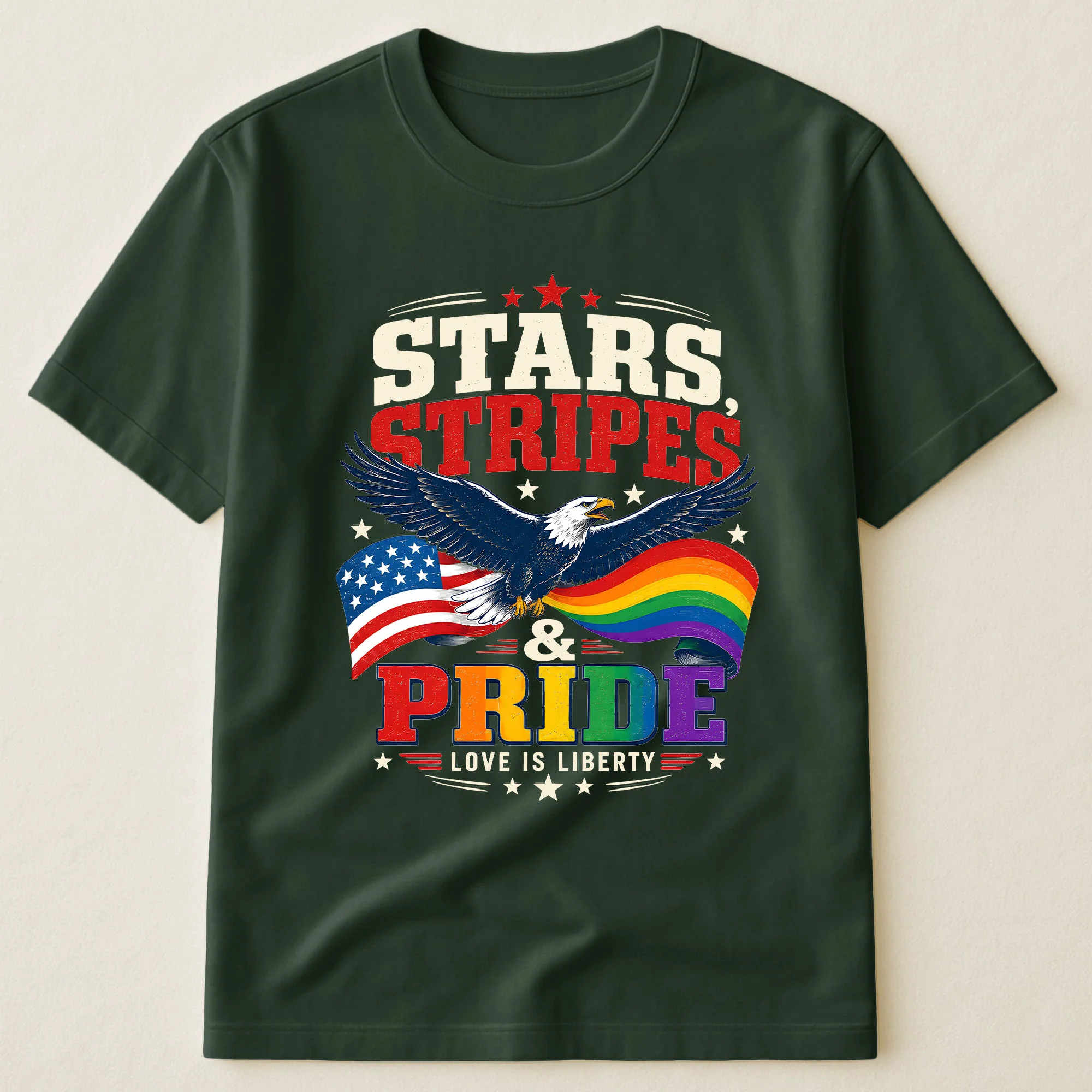 Love Is Liberty Lgbtq+ - Shirt - Image 17