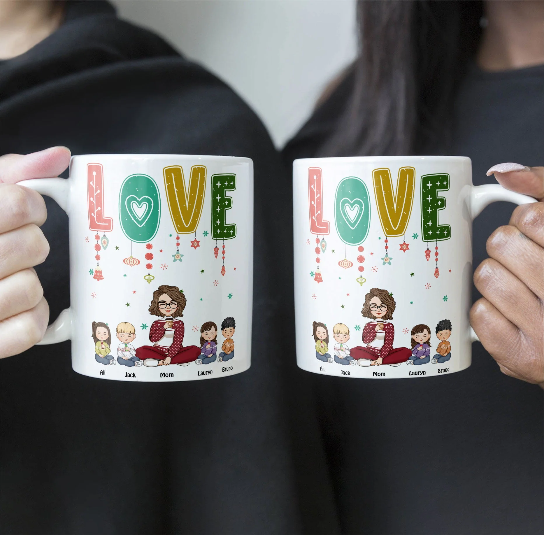 Love Mom - Personalized Mug - Image 5