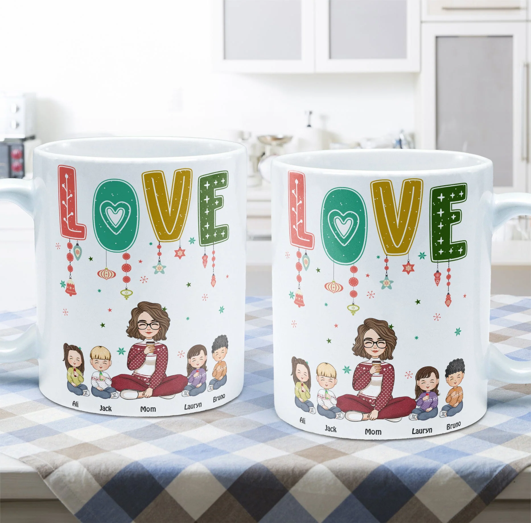 Love Mom - Personalized Mug - Image 6