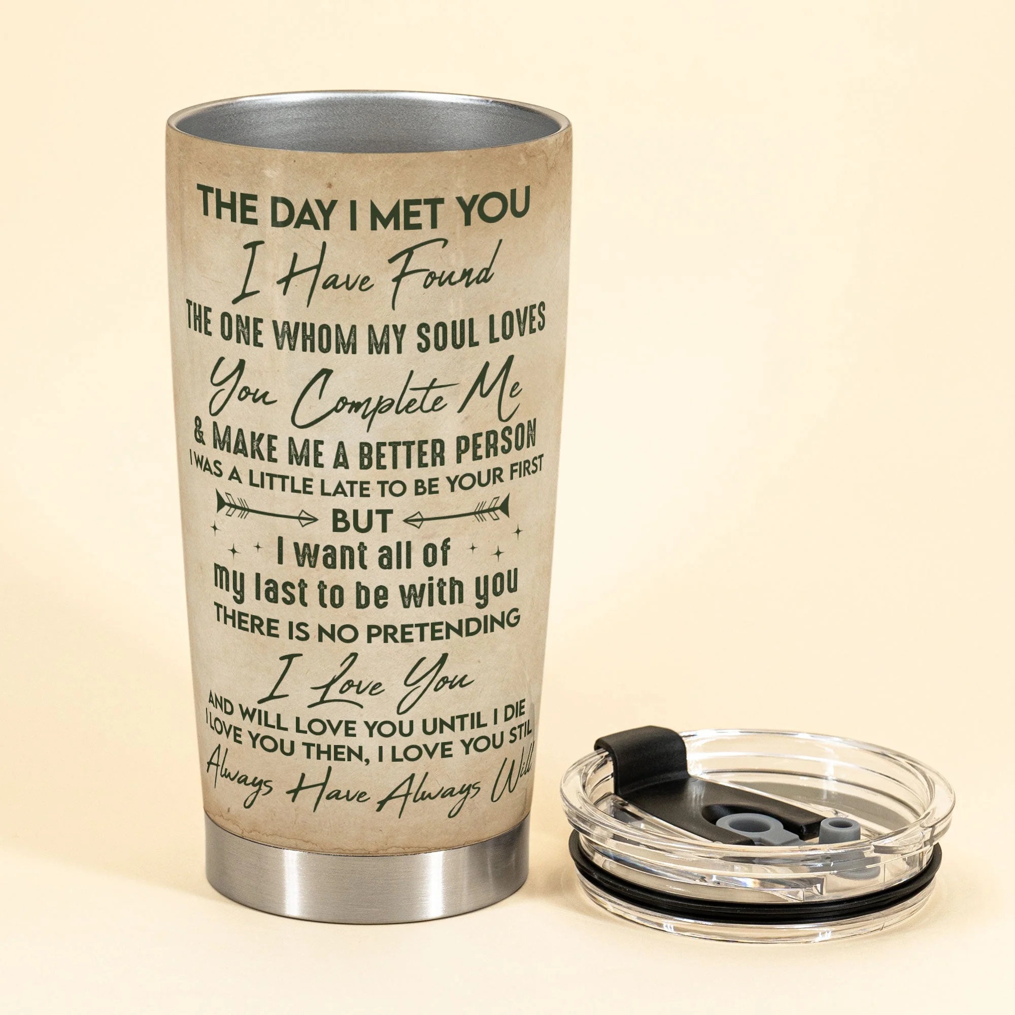 Love You From Our First Kiss Till Our Last Breath - Personalized Tumbler Cup - Image 3
