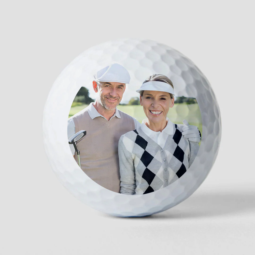 Love You More Than You Love Golf For Husband Boyfriend Golfer - Personalized Photo Golf Ball - Image 7
