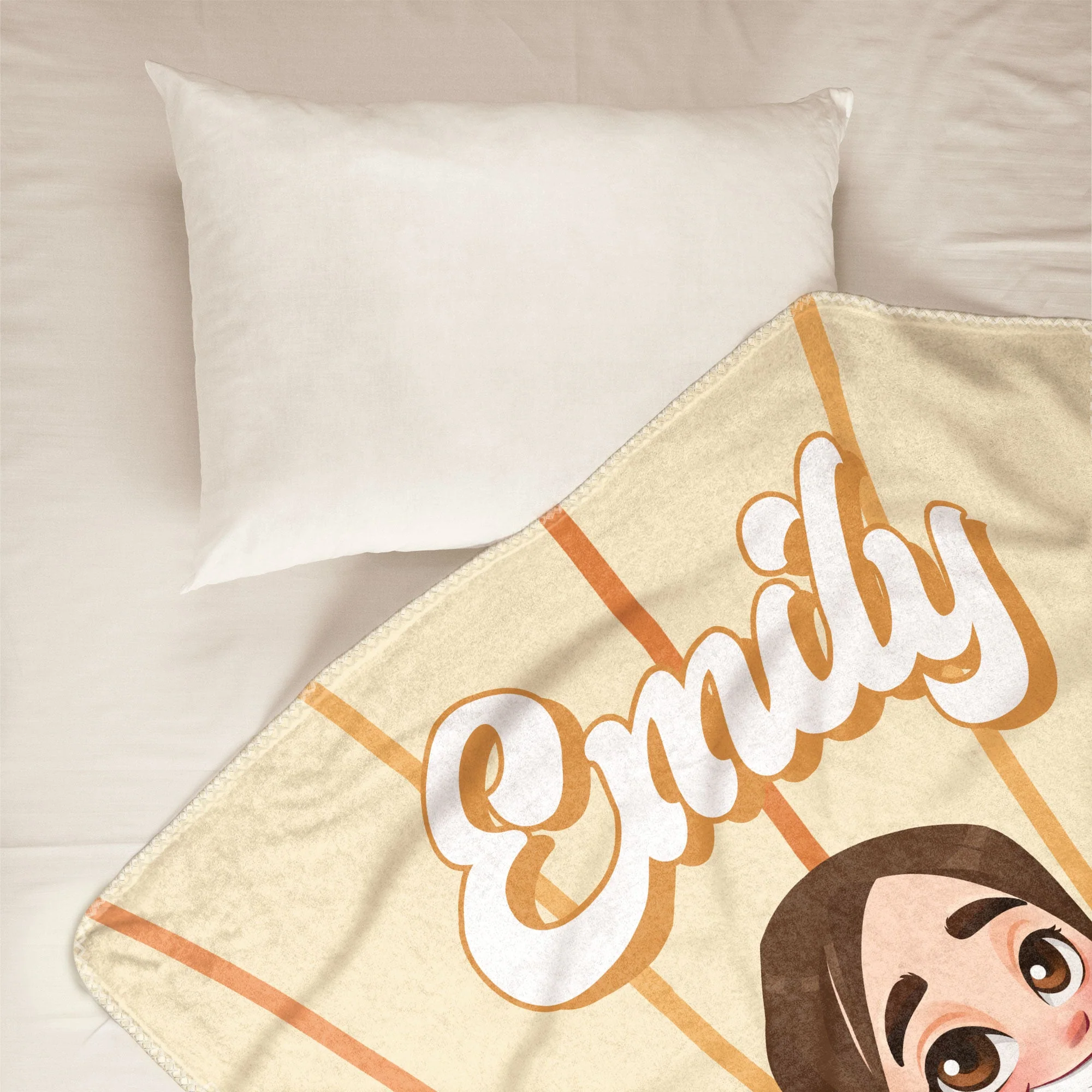 Lovely Rainbow - Personalized Kid Blanket - Image 6