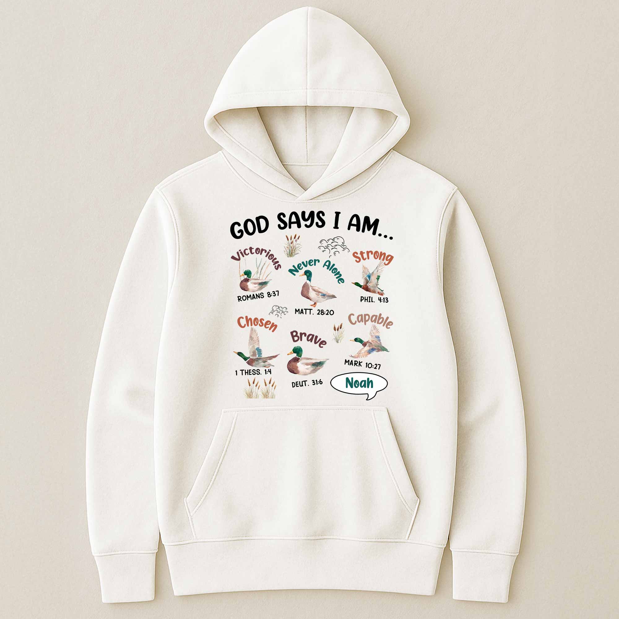 Mallard Duck God Says I Am - Personalized Shirt - Image 6