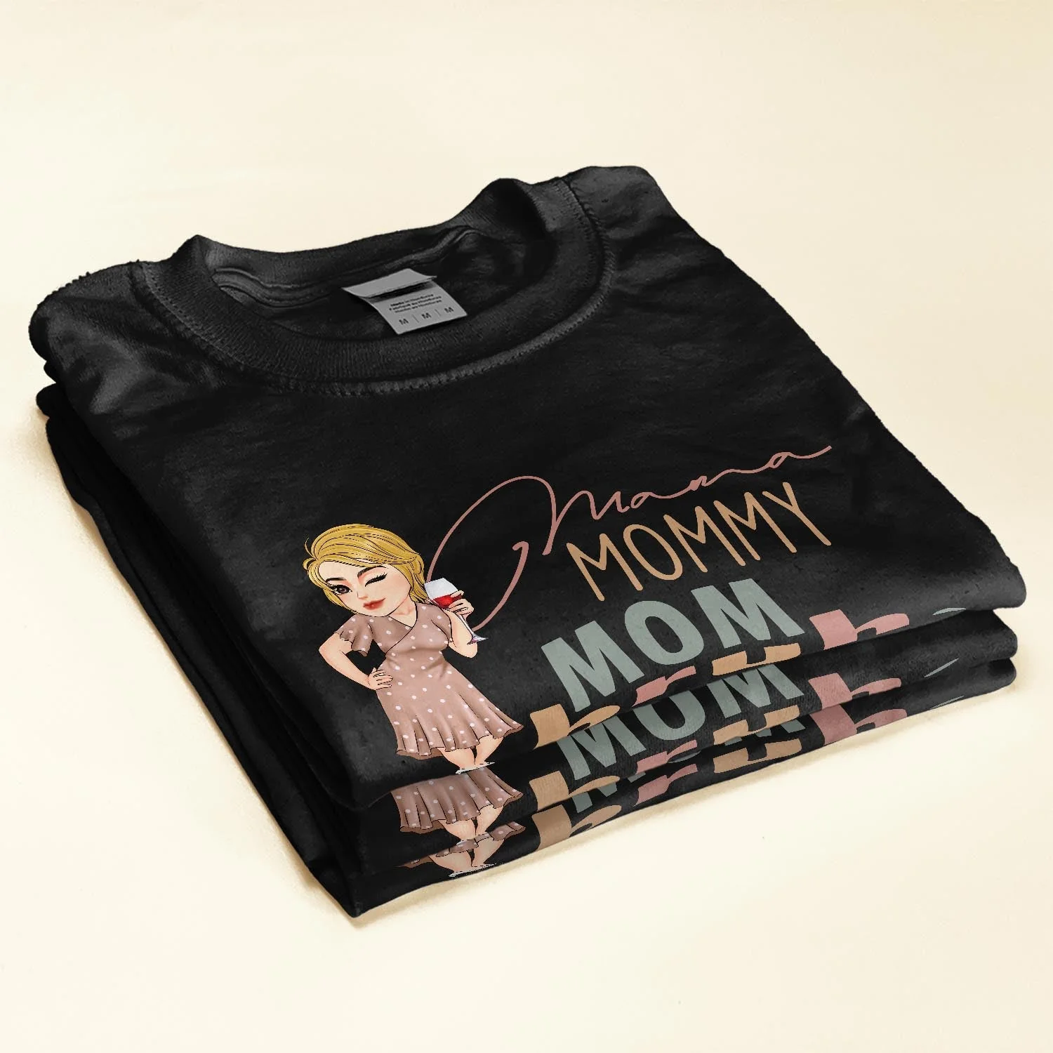 Mama Mommy Mom Bruh - Personalized Shirt - Birthday, Funny, Mother's Day Gift For Mom, Mother, Wife, Grandma, Nana - Image 2