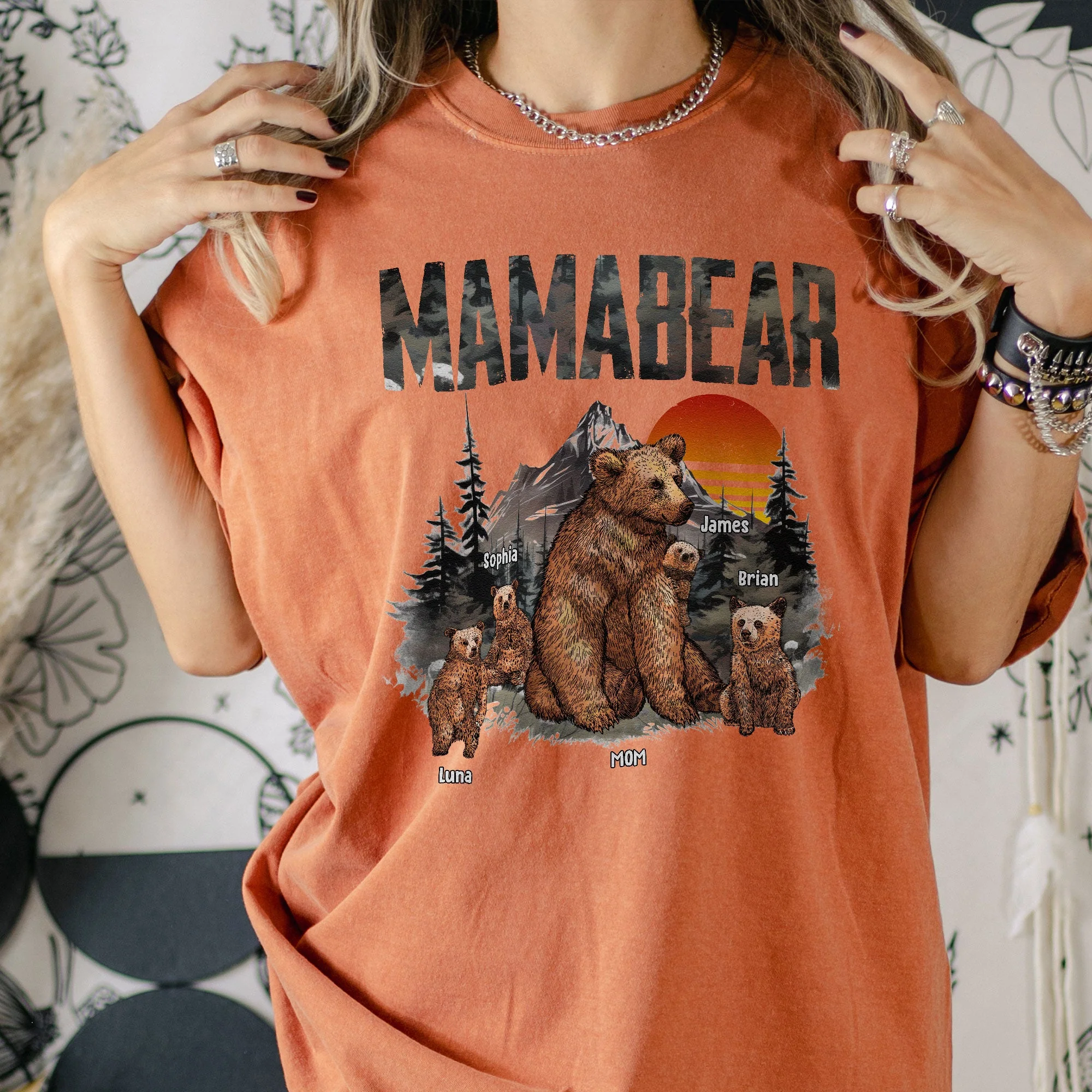Mamabear - Personalized Comfort Tee - Image 3
