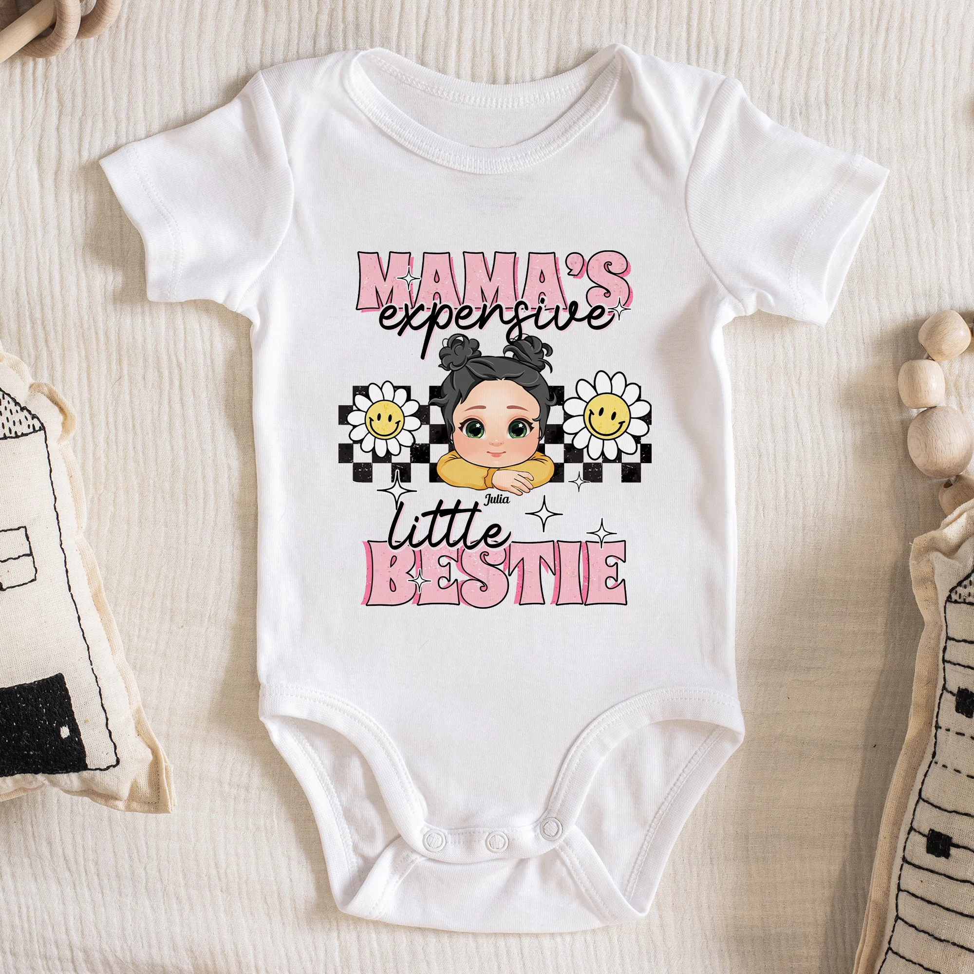 Mama's Expensive Little Bestie - Personalized Shirt - Image 4