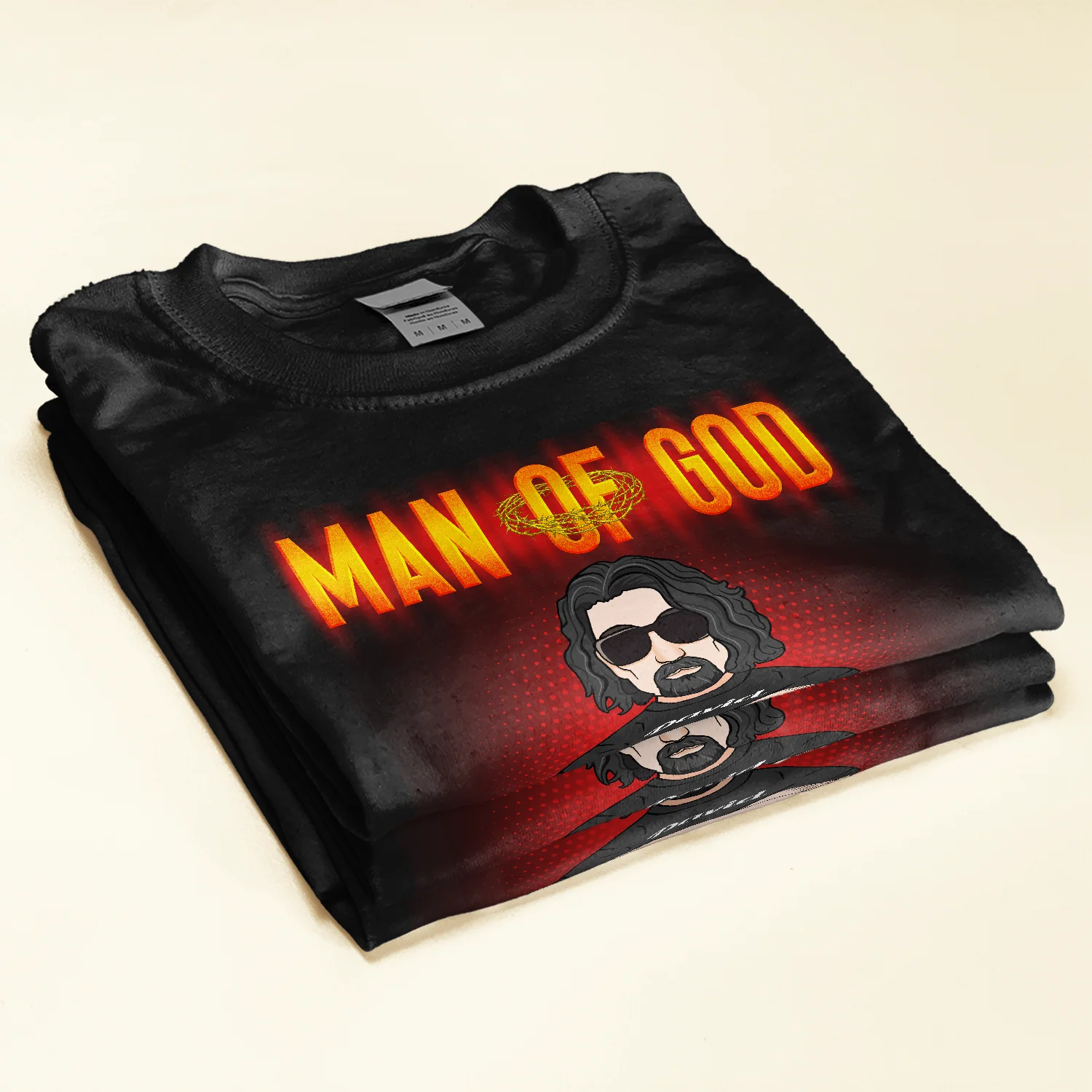 Man Of God, Husband Dad Papa - Personalized Shirt - Father's Day, Birthday Gift For Father, Dad, Dada, Daddy, Husband, Grandpa - Image 2
