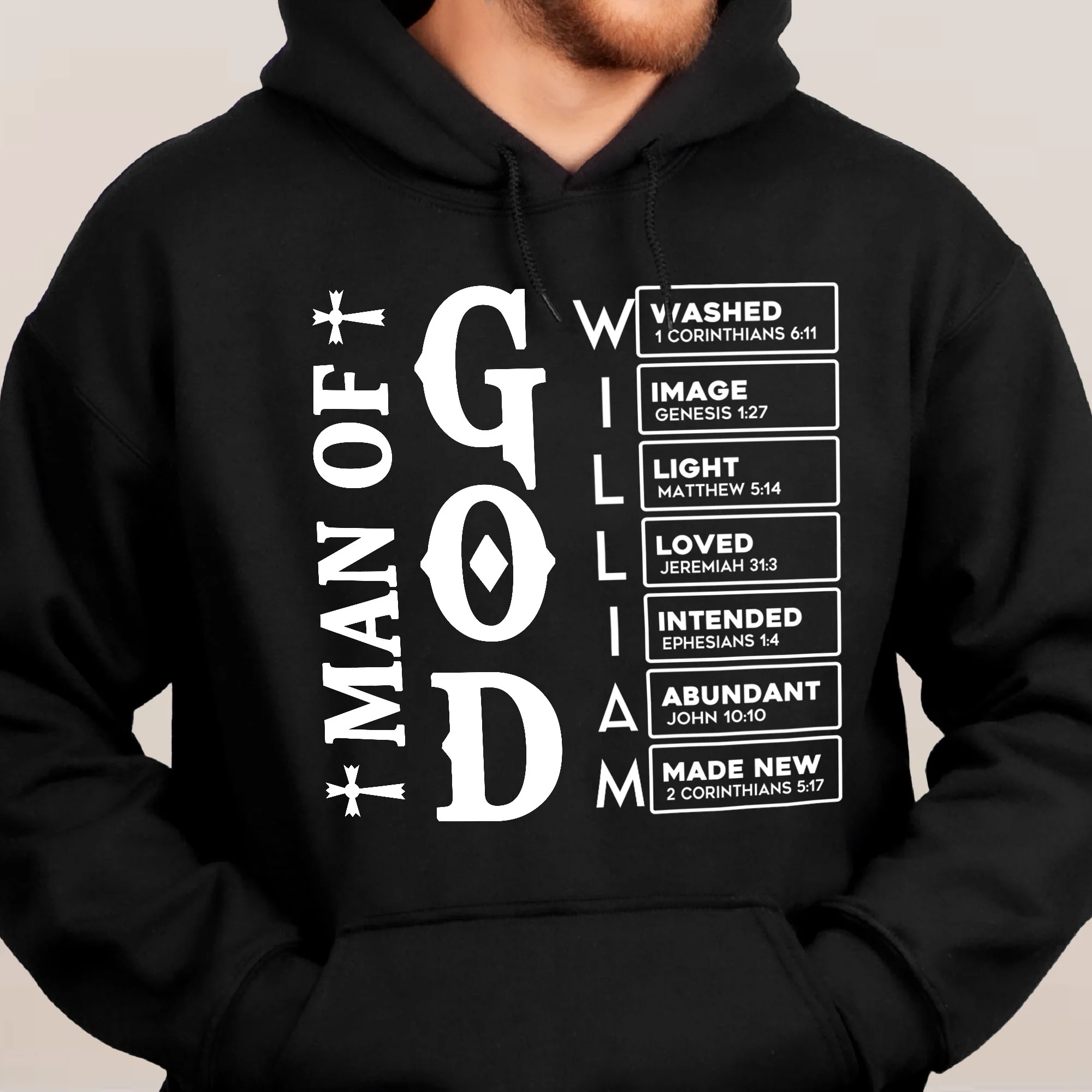 Man Of God - Personalized Shirt - Image 3