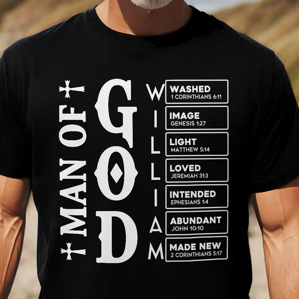 Man Of God - Personalized Shirt - Image 5