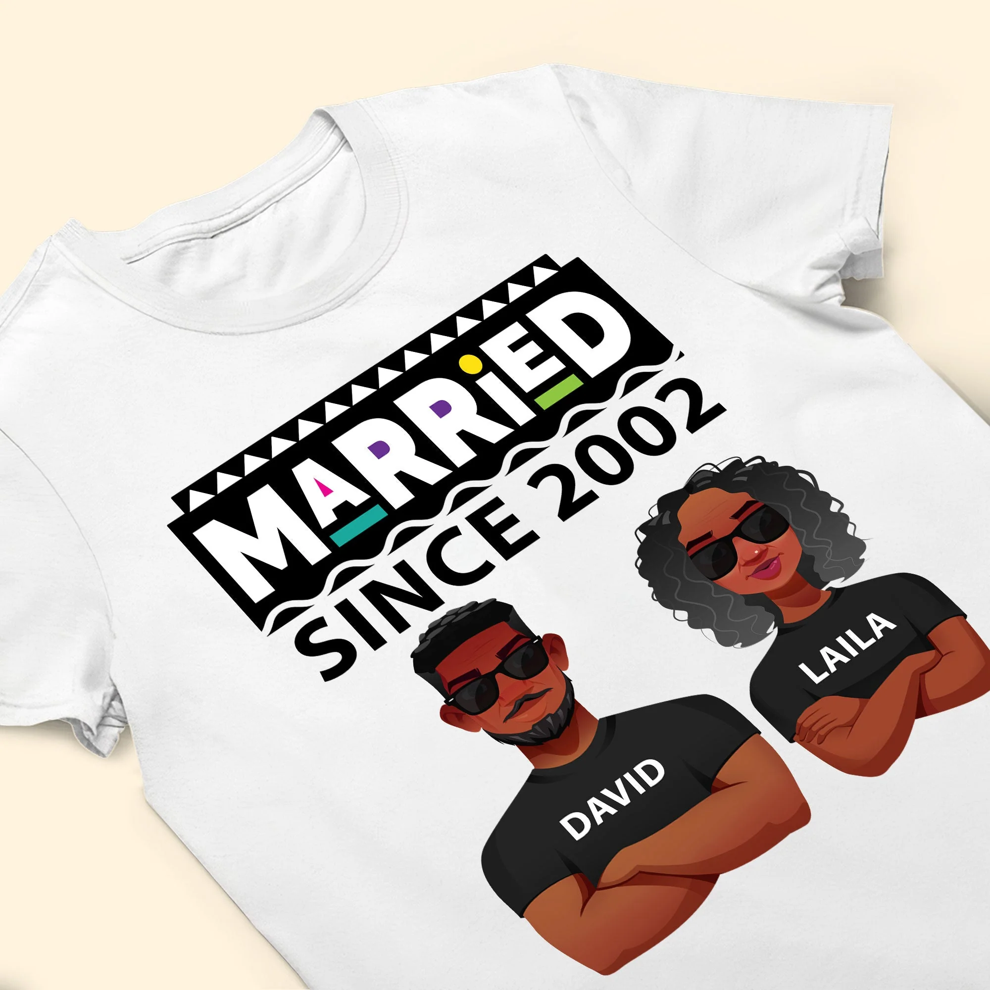 Married Since - Personalized Shirt - Image 3