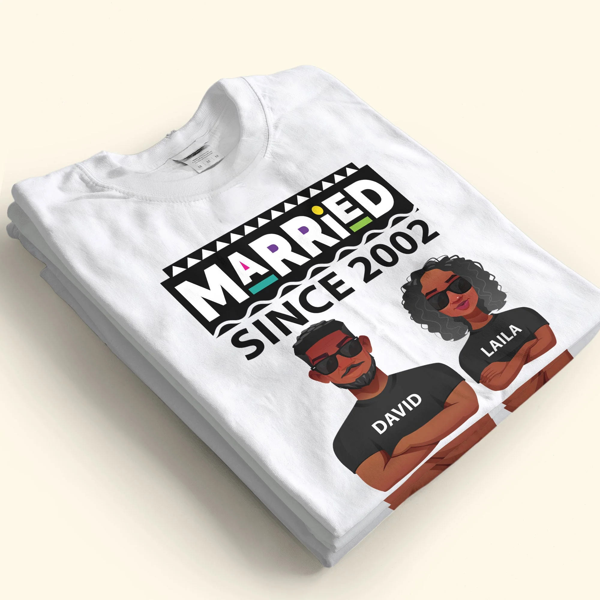 Married Since - Personalized Shirt - Image 4