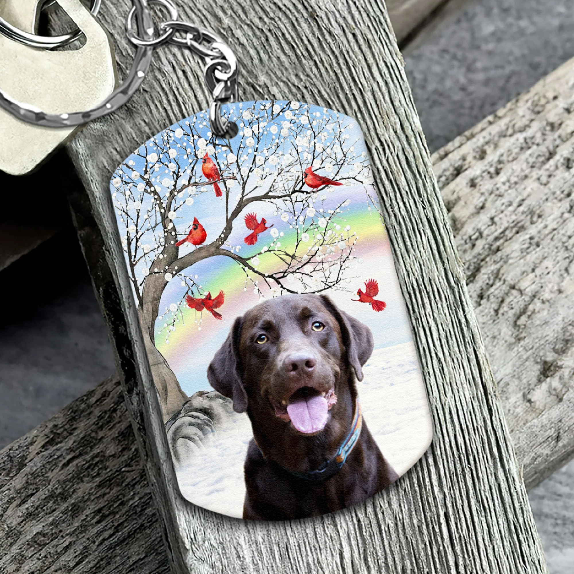 Memorial Pet Until I See You Again - Personalized Photo Keychain - Image 4