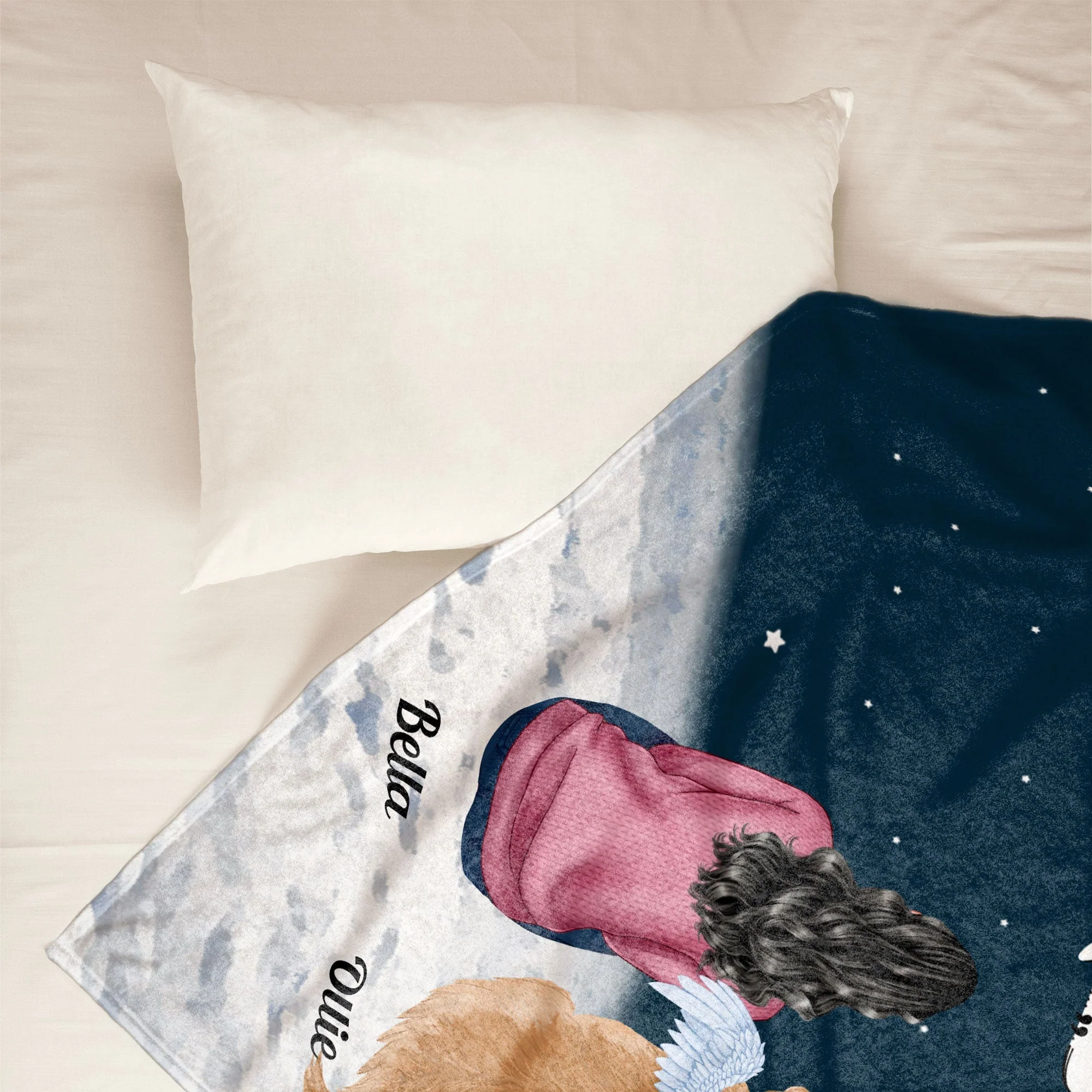 Memorial Pet Ver 2 - Personalized Pet Memorial Blanket - Image 3