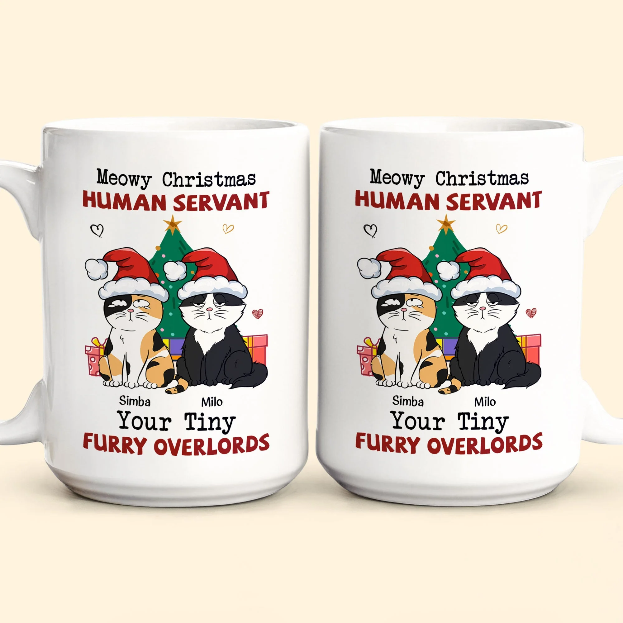 Meowy Christmas - Personalized Mug - Image 6