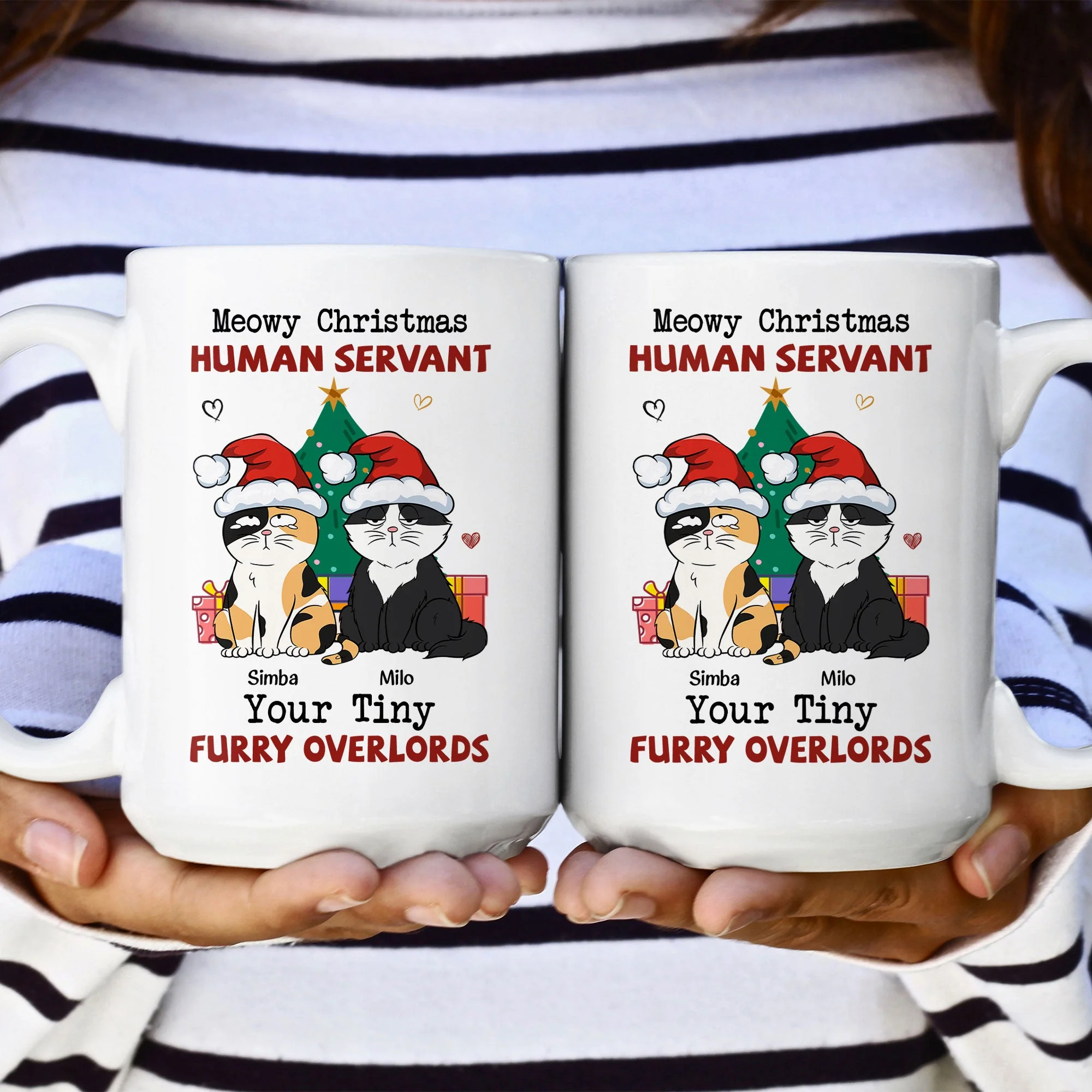 Meowy Christmas - Personalized Mug - Image 8