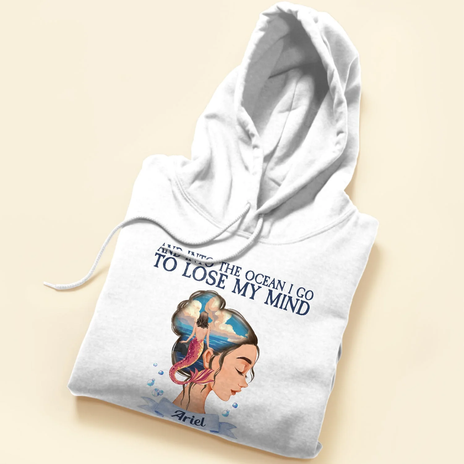 Mermaid - Into The Ocean I Go - Personalized Shirt - Birthday Gift For Mermaid Lovers, Swimming Lovers, Friends, Girls - Image 5