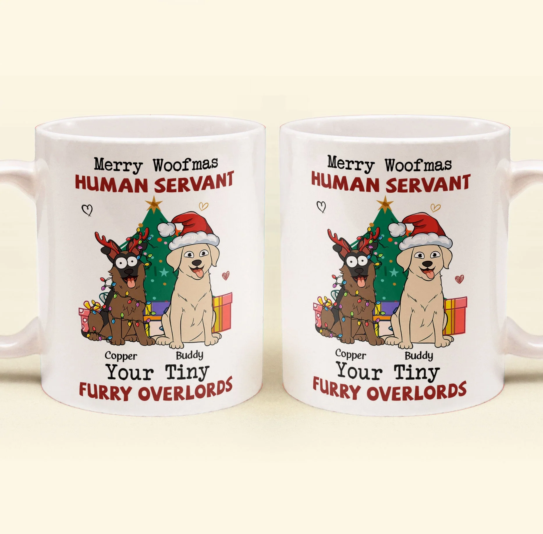 Merry Woofmas - Personalized Mug - Image 2