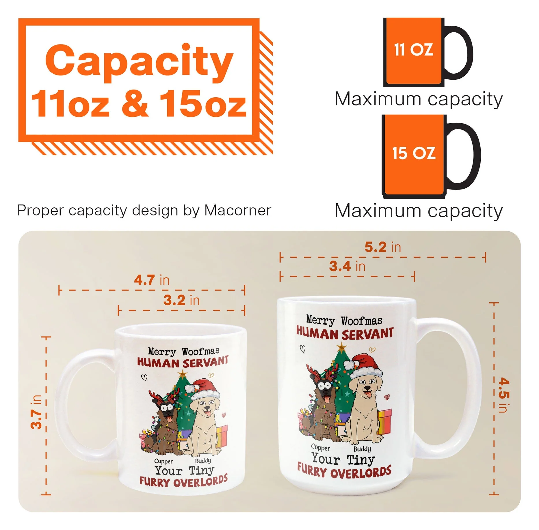 Merry Woofmas - Personalized Mug - Image 7