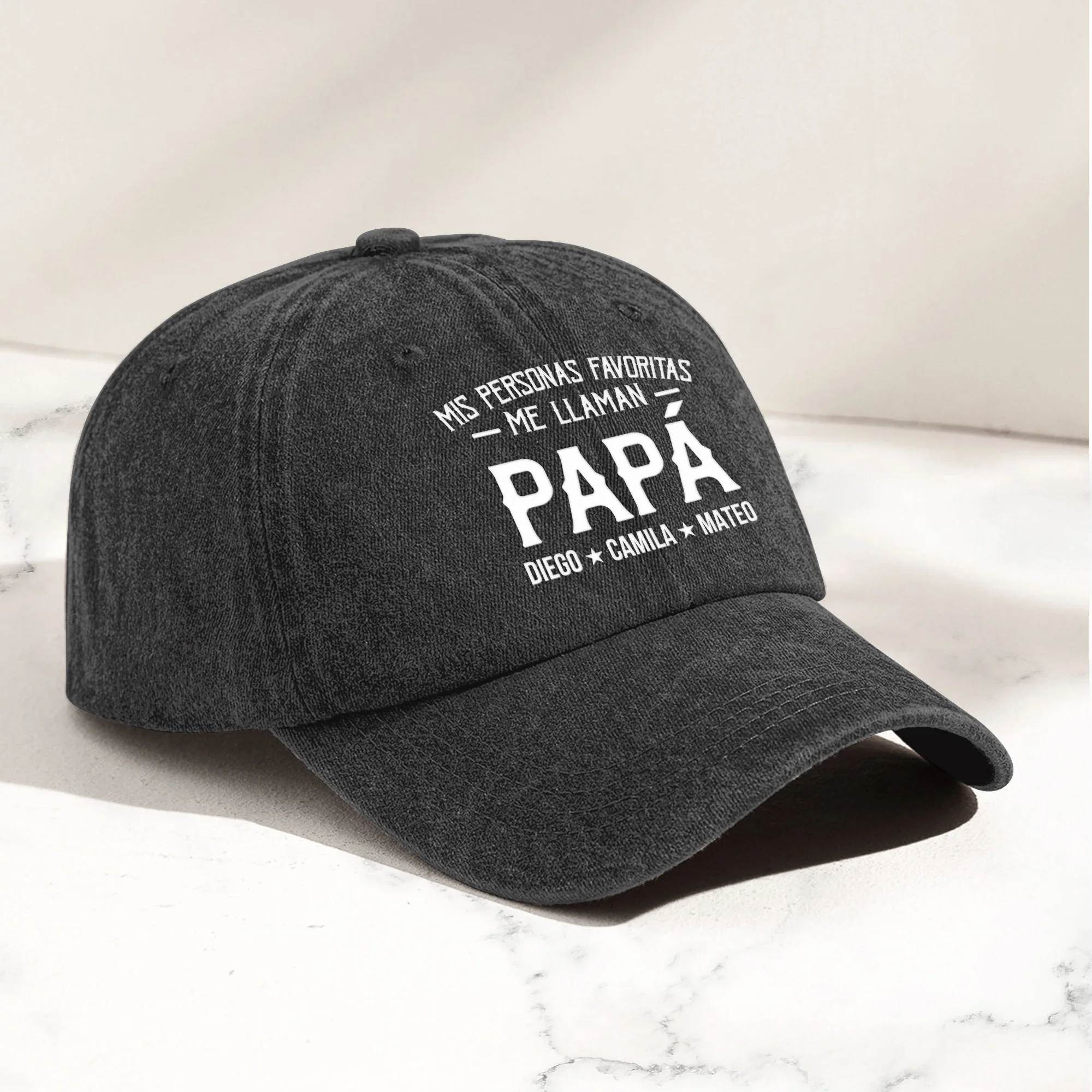 My Favorite People Call Me Personalized For Papá Pai, Nonno & More - Personalized Cap - Image 2