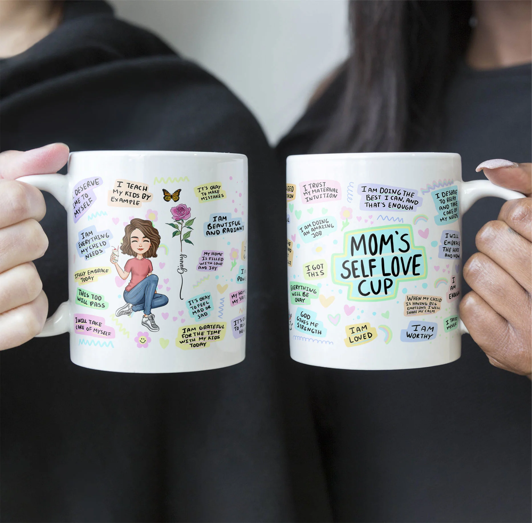 Mom Daily Affirmation - Personalized Mug - Image 4