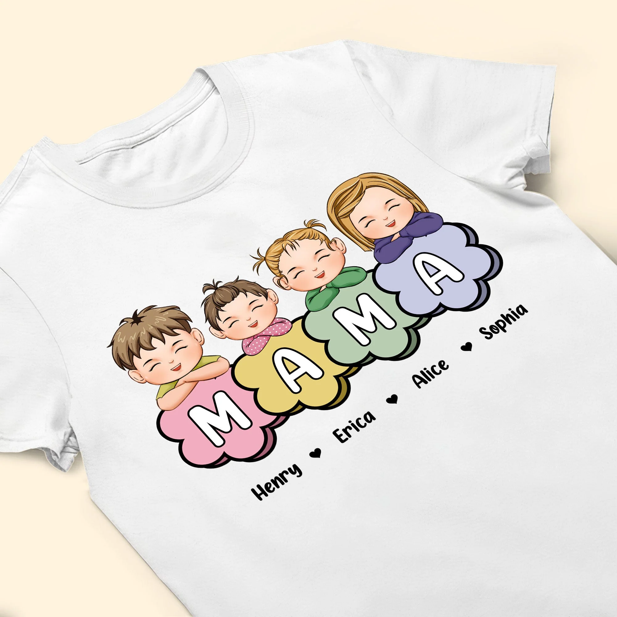 Mom - Flower Version - Personalized Shirt - Image 3