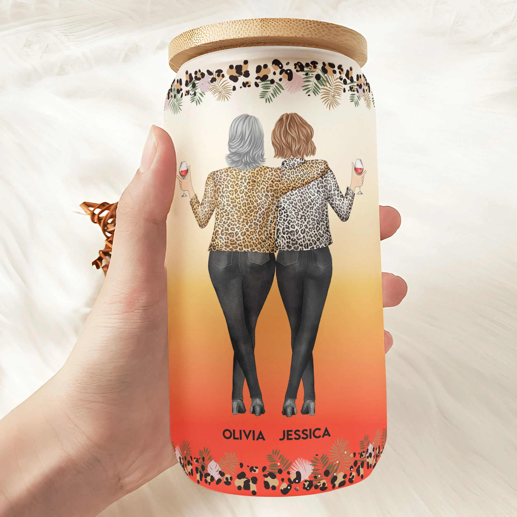 Mom I Need To Say I Love You - Personalized Frosted Glass Cup - Image 3