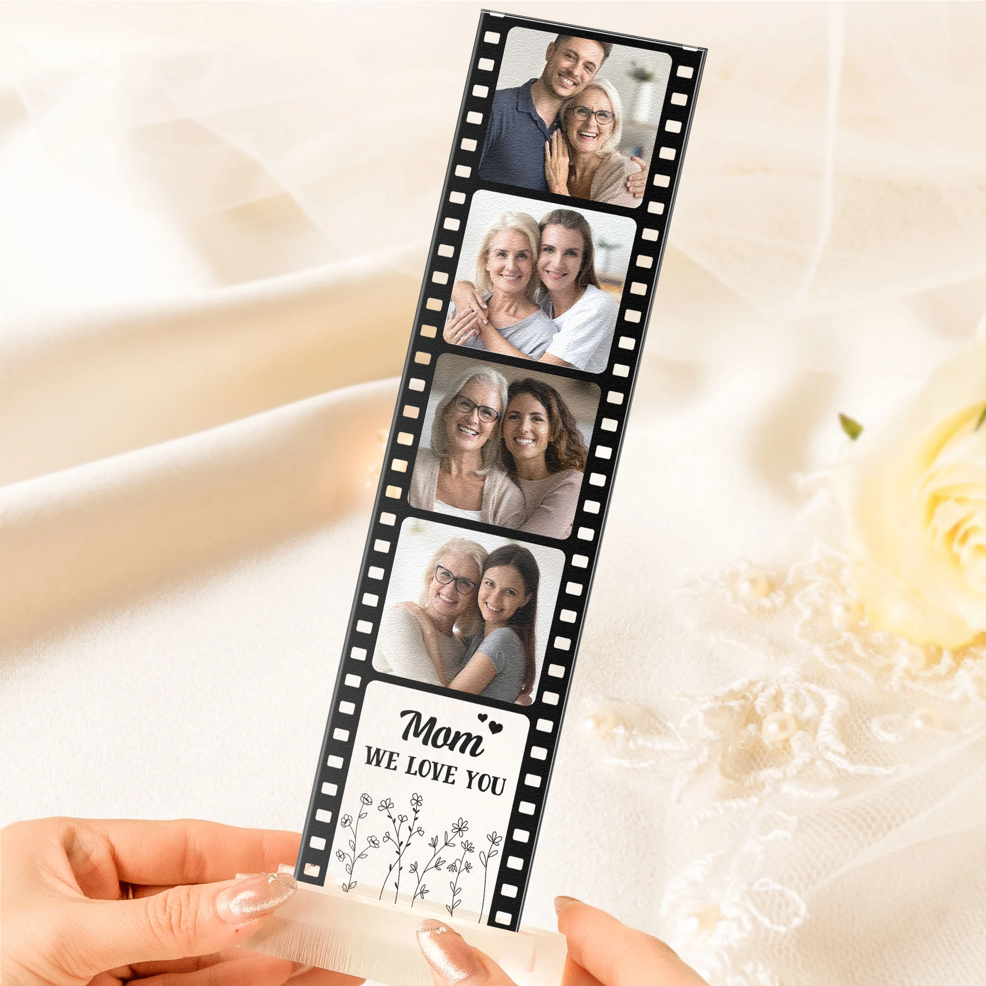 Mom We Love You - Custom Acrylic Photo Film Strip - Image 5