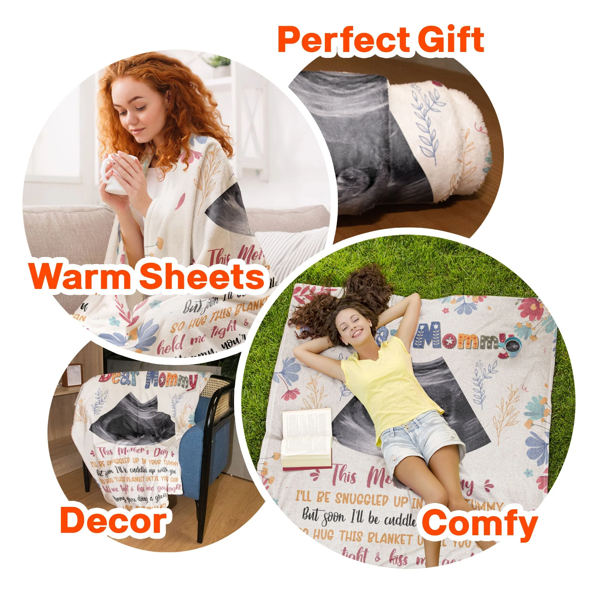 Mommy, You're Doing A Great Job - Personalized New Mom Blanket - Image 6