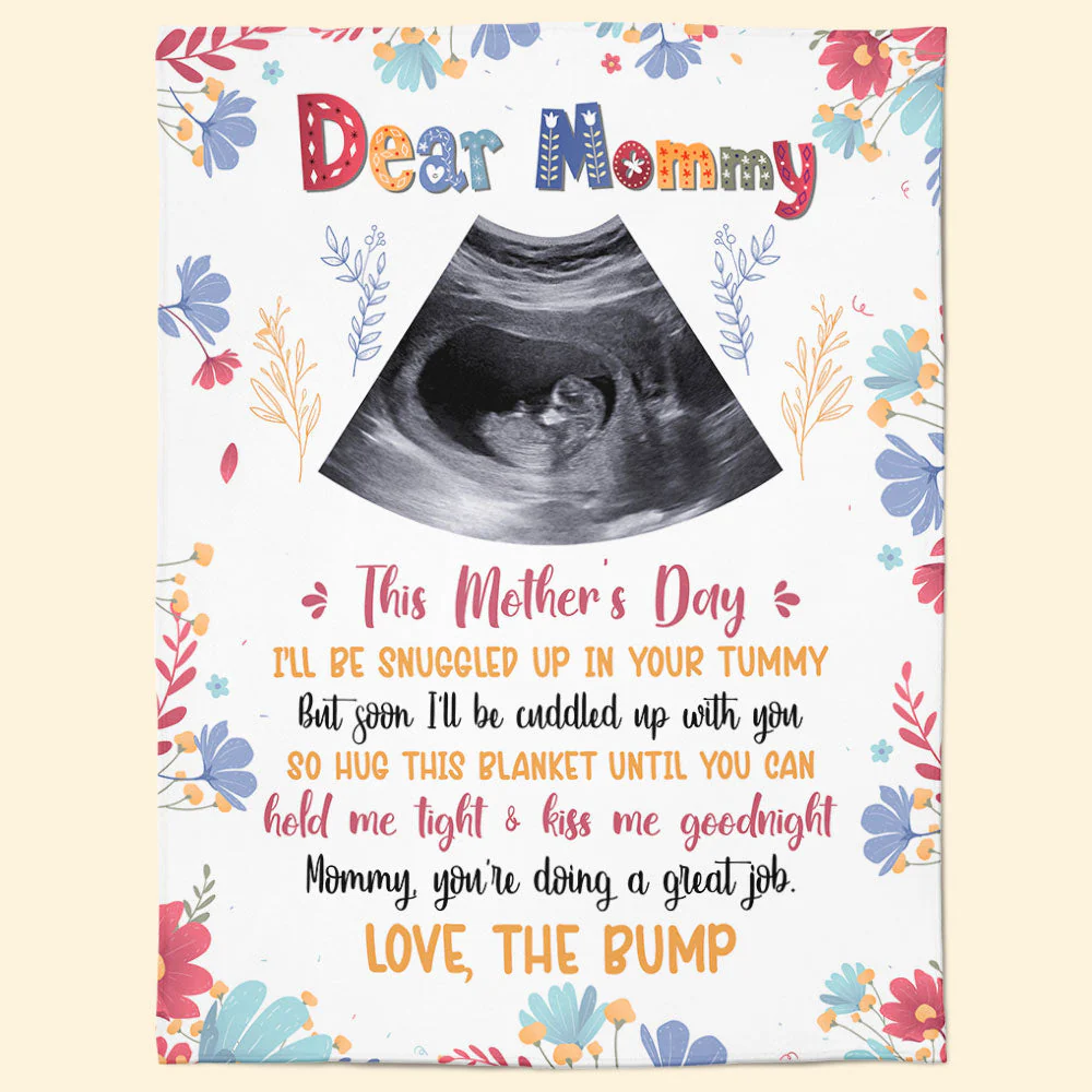 Mommy, You're Doing A Great Job - Personalized New Mom Blanket - Image 7