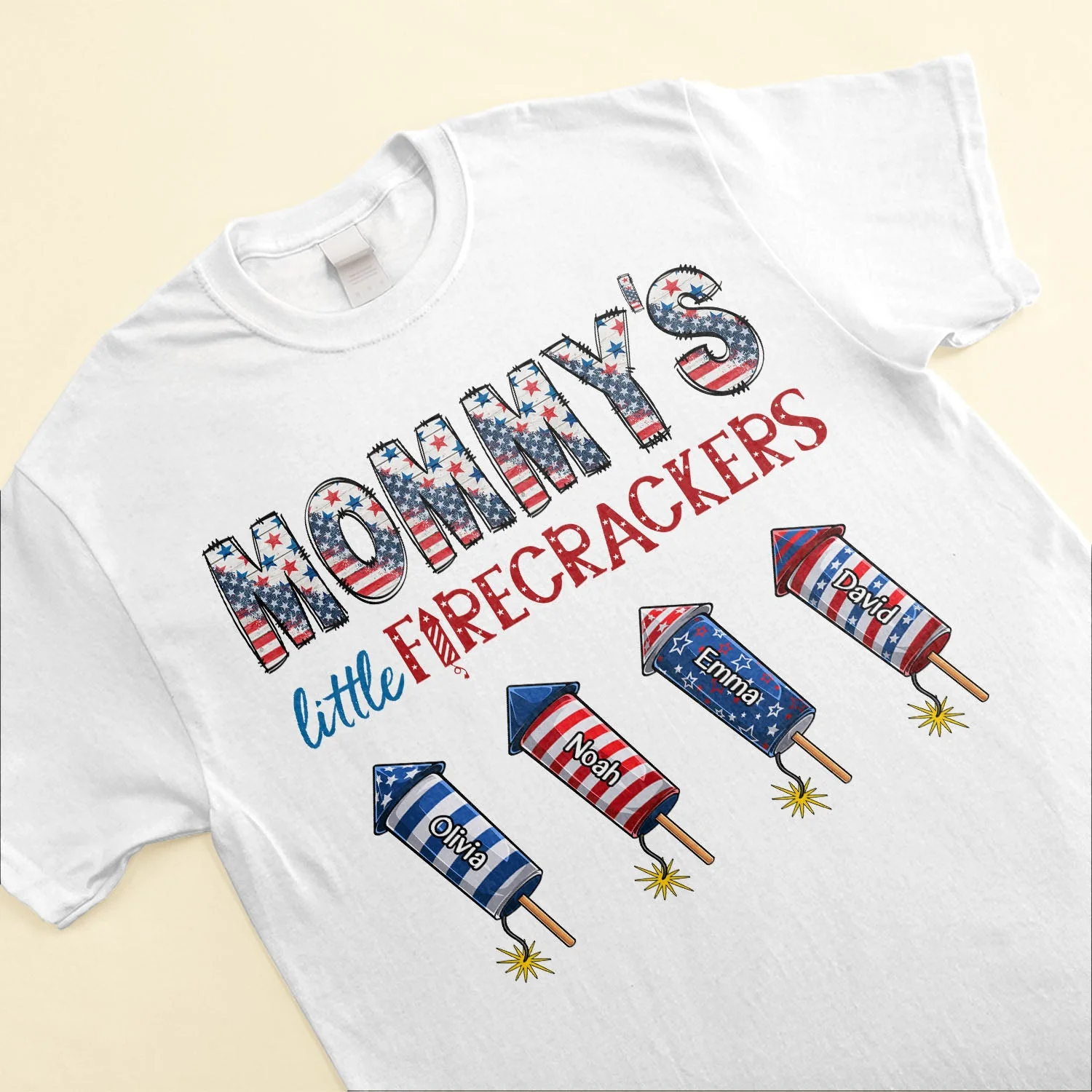 Mommy's Little Firecrackers - Personalized Shirt - Image 3
