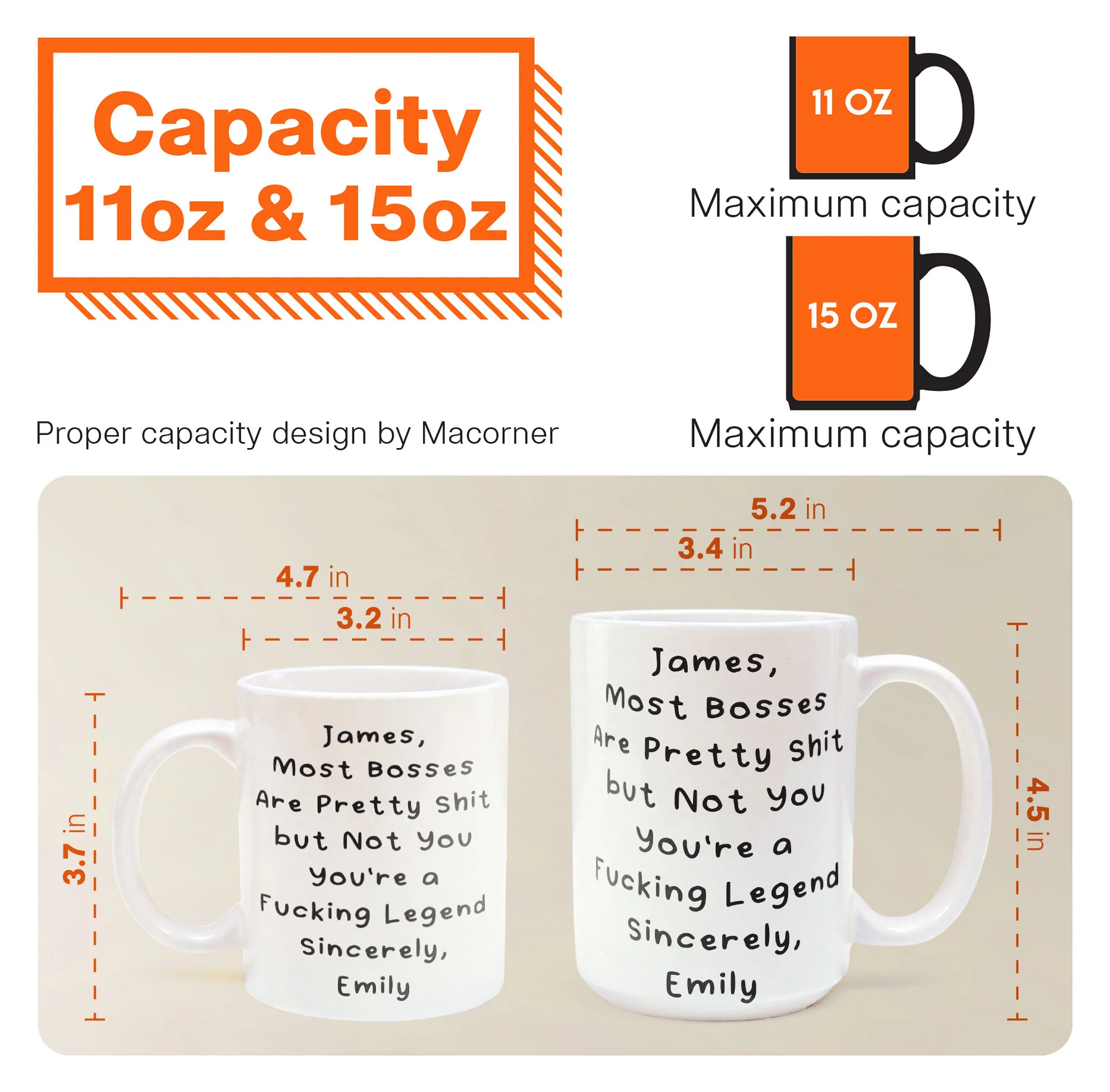 Most Bosses Are Pretty Sh*T But Not You You're A Fucking Legend - Personalized Mug - Image 7