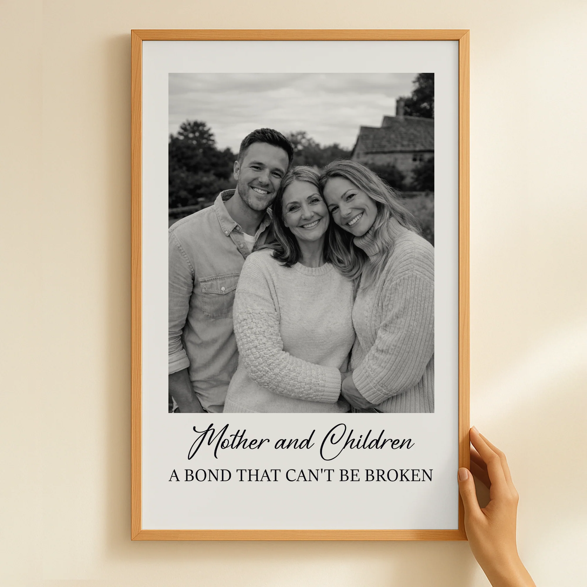 Mother And Daughters, Sons - Personalized Photo Poster - Image 4