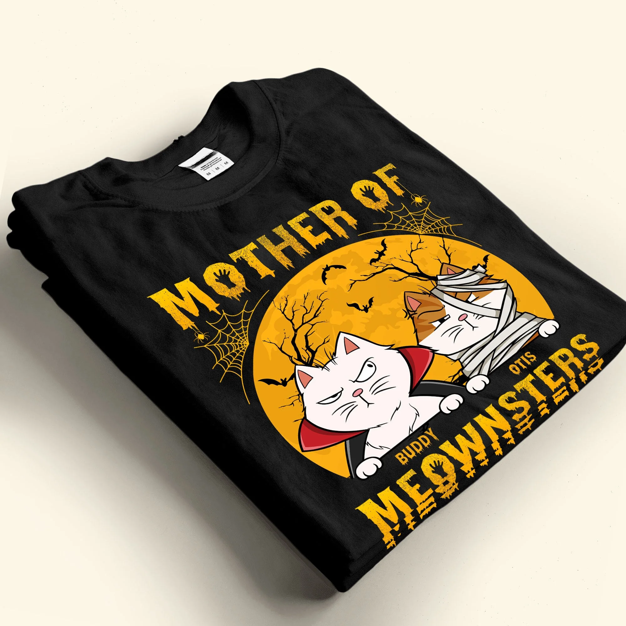 Mother Of Meownsters - Personalized Shirt - Image 3