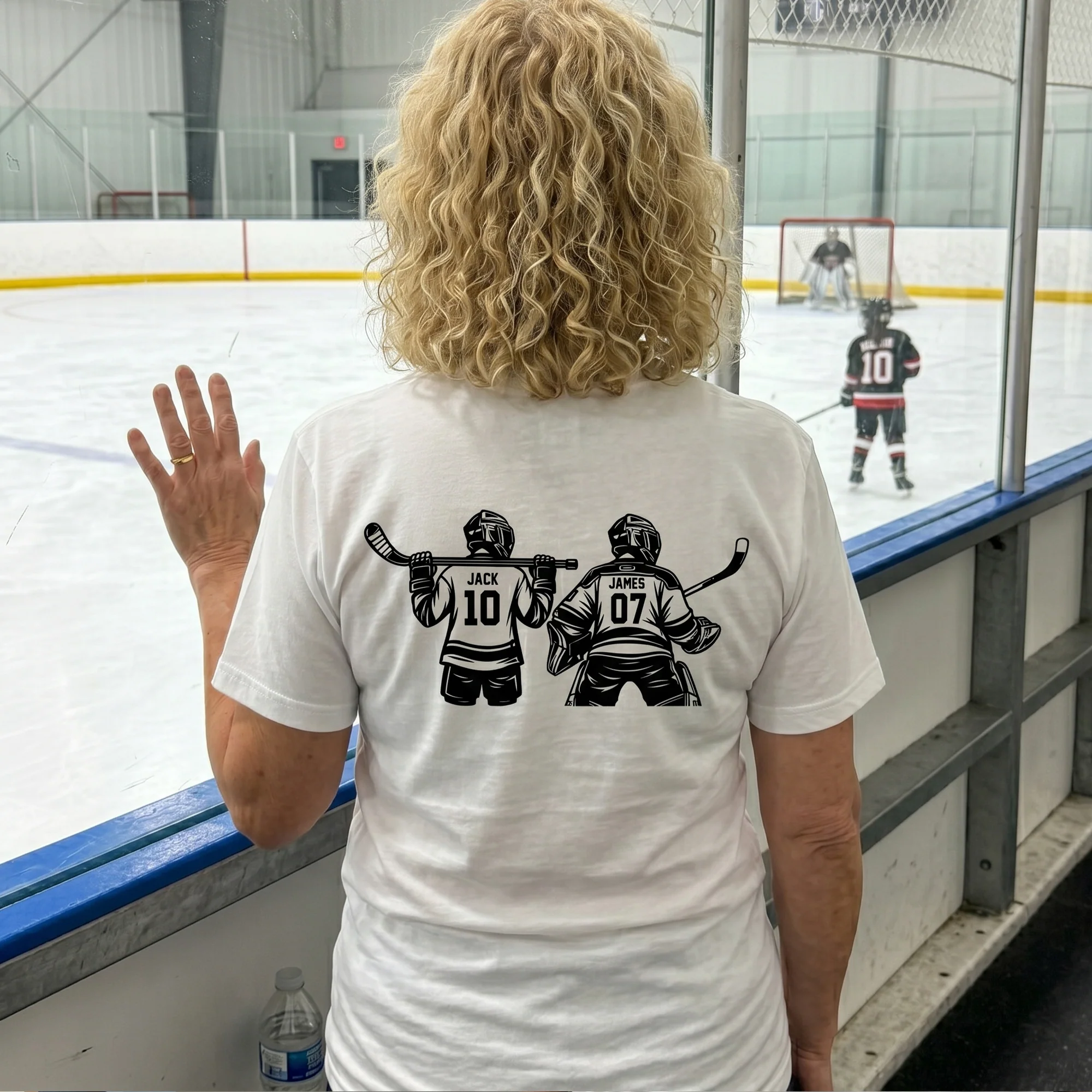 Mother's Day Gifts, Hockey Grandma, Crazy Proud, Always Loud - Personalized Shirt - Image 4