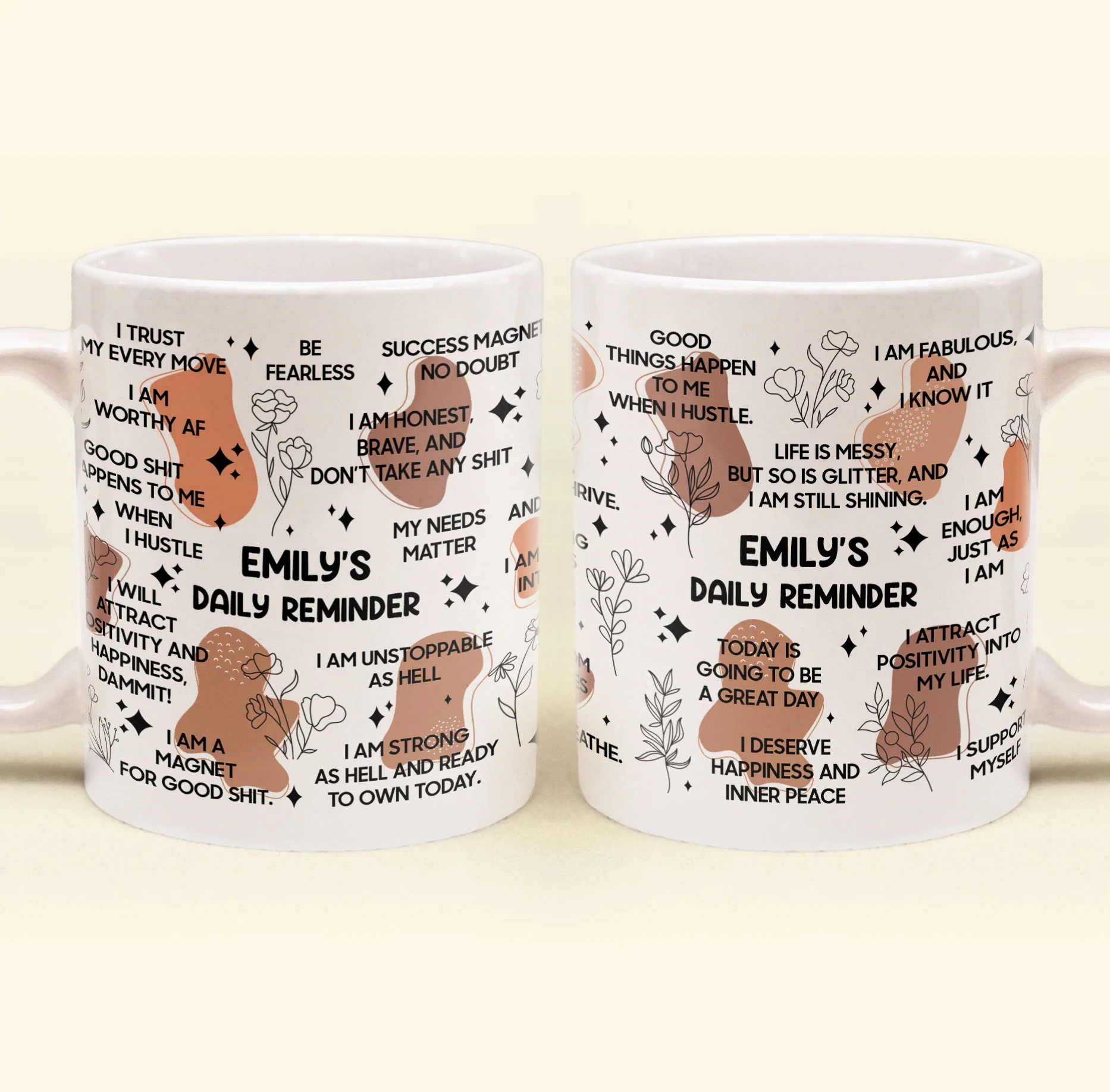 My Affirmations Mug - Self Gift, Gifts For Daughter, Friends - Personalized Mug - Image 2