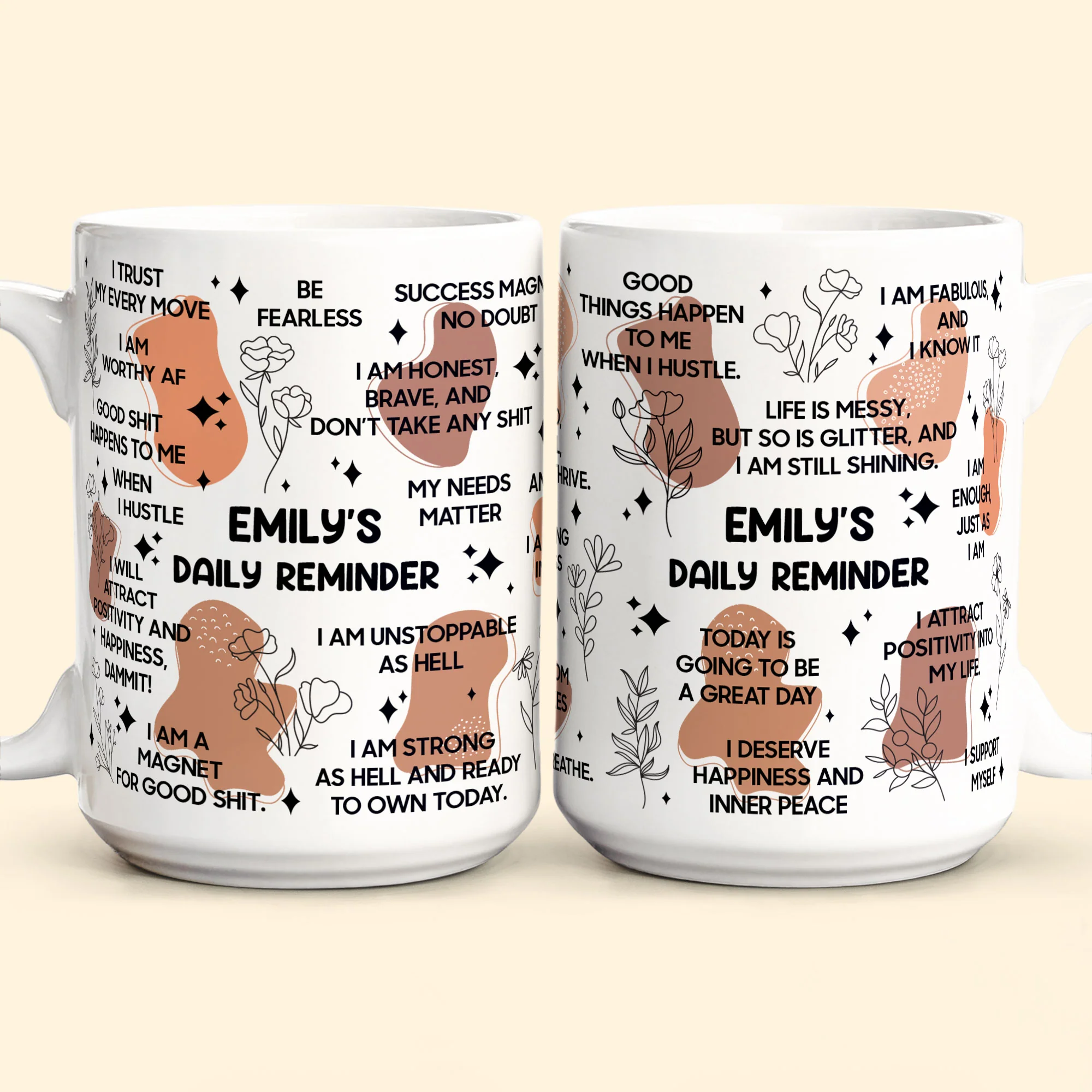 My Affirmations Mug - Self Gift, Gifts For Daughter, Friends - Personalized Mug - Image 4